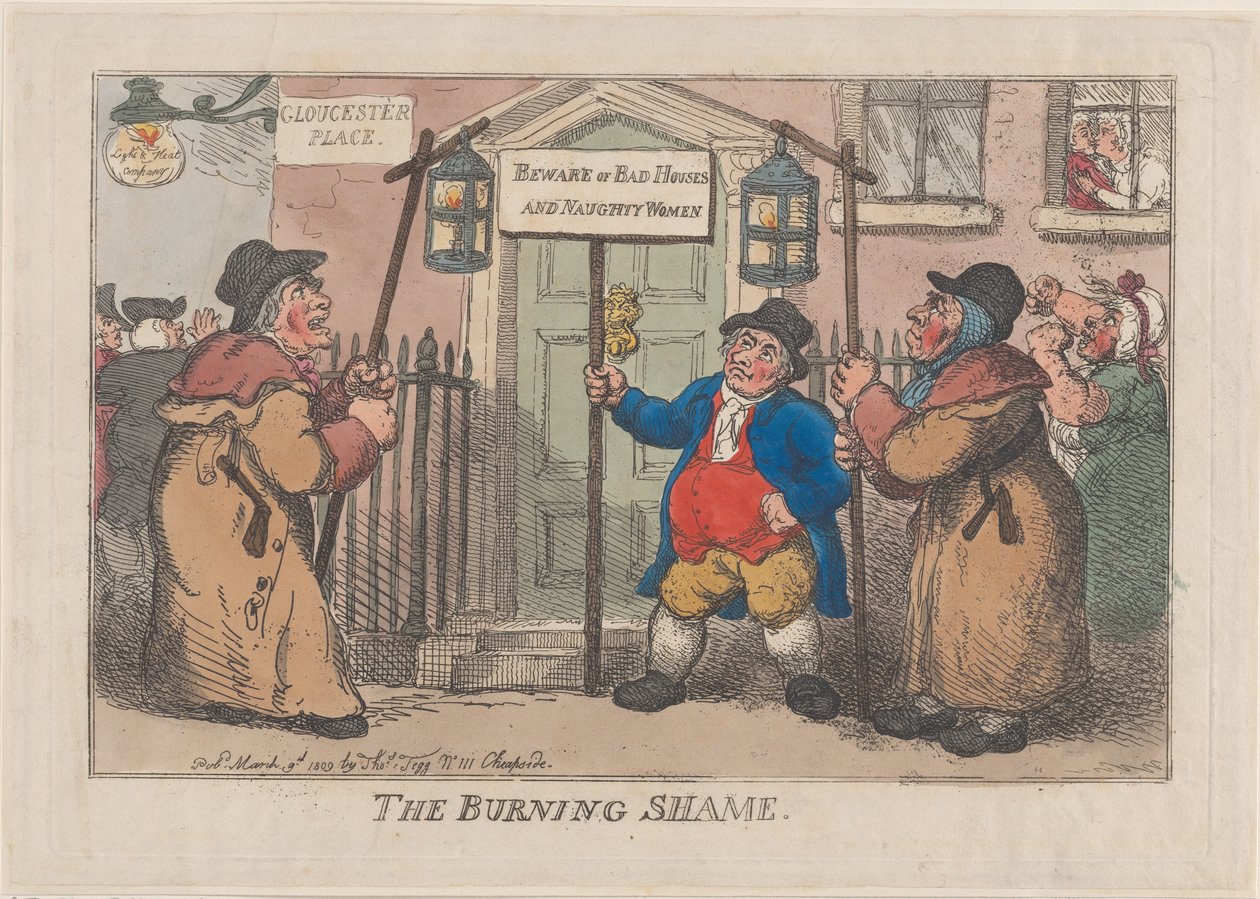 The Burning Shame, March 9, 1809., March 9, 1809. 作者 托马斯·罗兰森