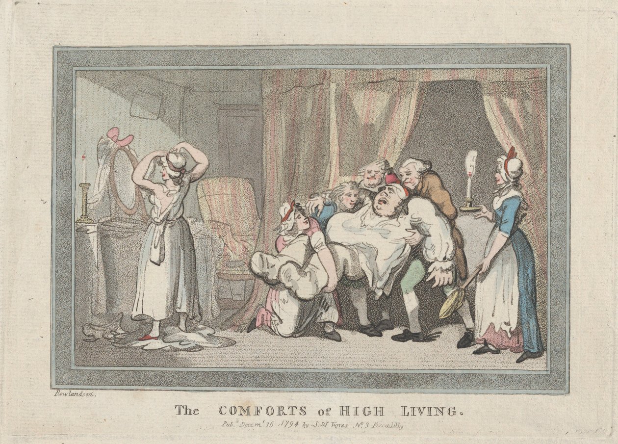 The Comforts of High Living, December 16, 1794. , 1794年12月16日。 作者 托马斯·罗兰森