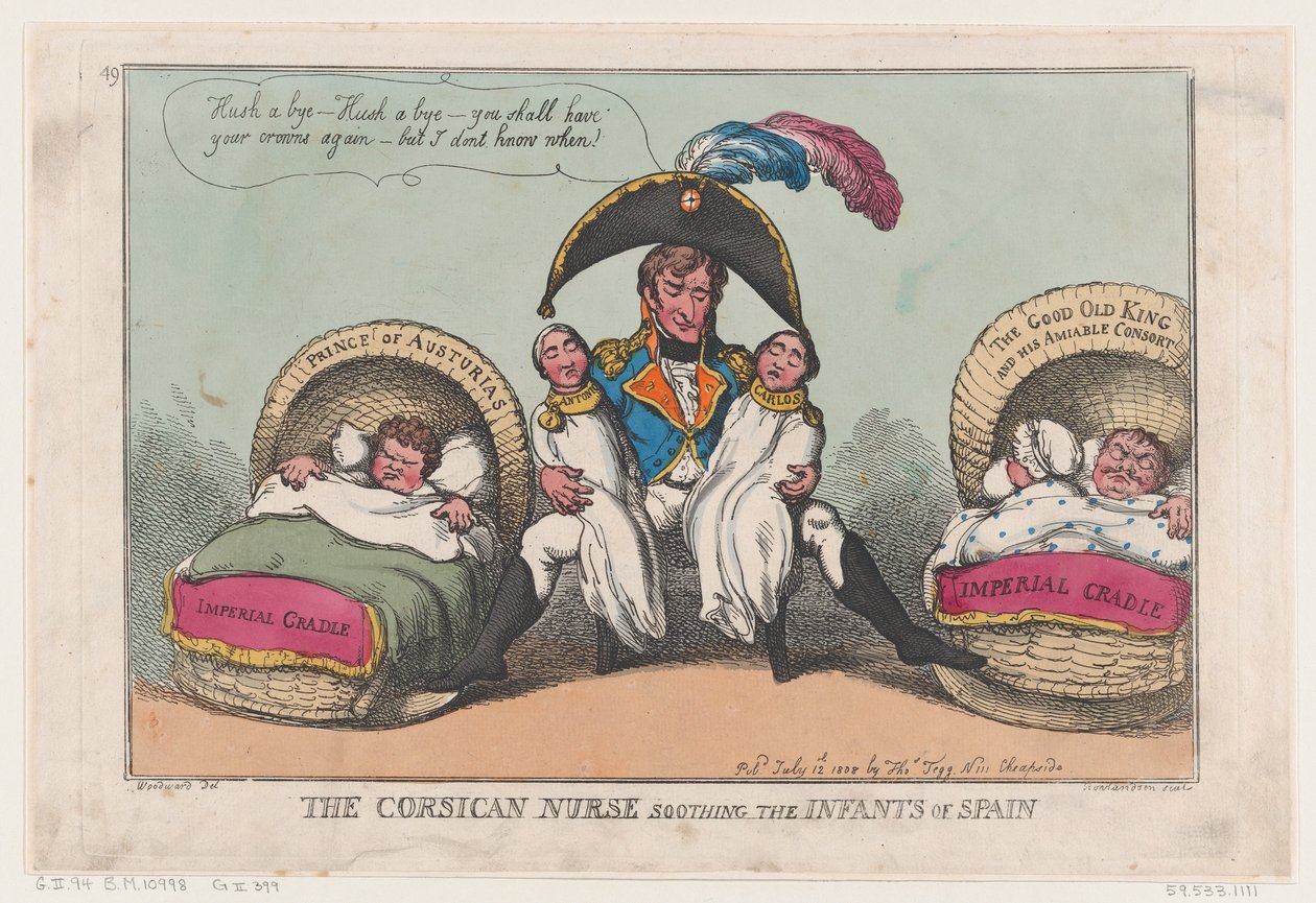 The Corsican Nurse Soothing the Infants of Spain, July 12, 1808. , July 12, 1808. 作者 托马斯·罗兰森
