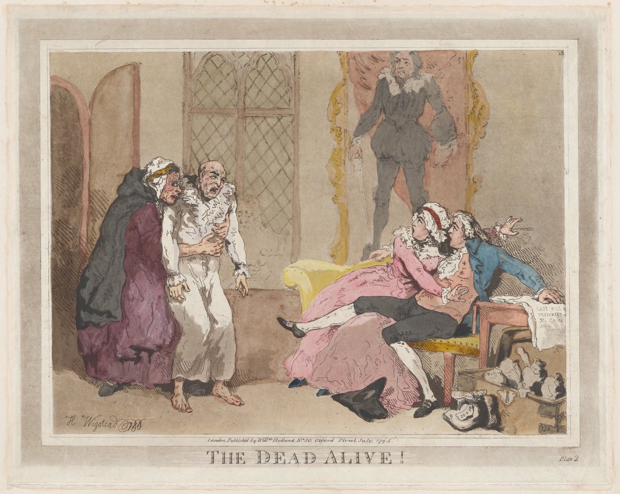 死者还活着！，1795年7月。，1795年7月。 作者 托马斯·罗兰森