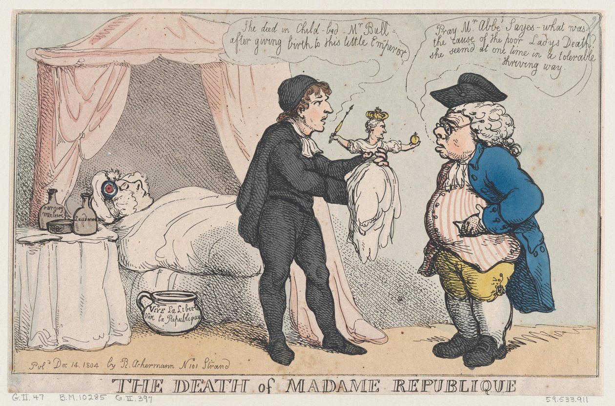 The Death of Madame Republique, December 14, 1804., December 14, 1804. 作者 托马斯·罗兰森