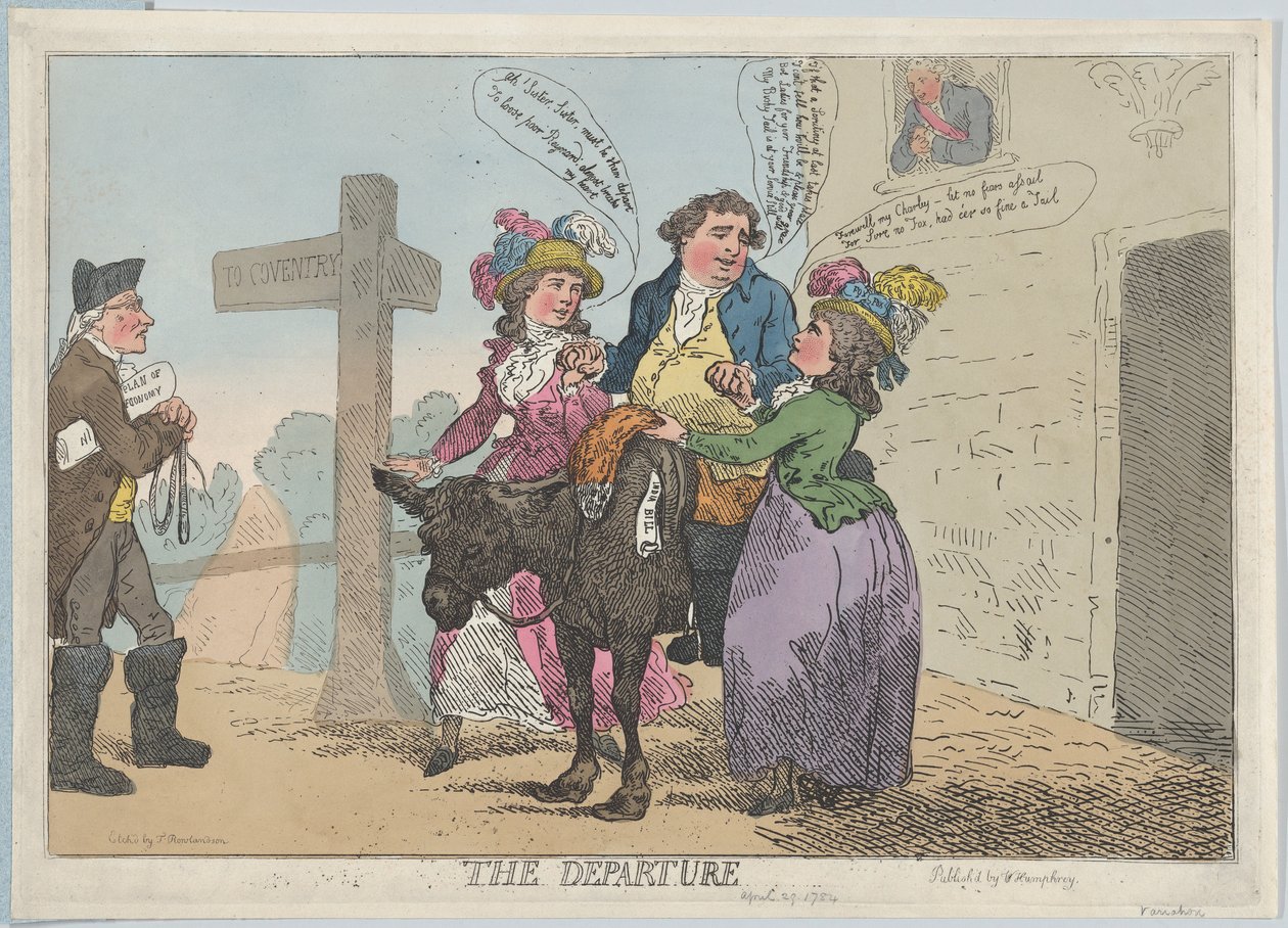 The Departure, April 29, 1784., April 29, 1784. 作者 托马斯·罗兰森