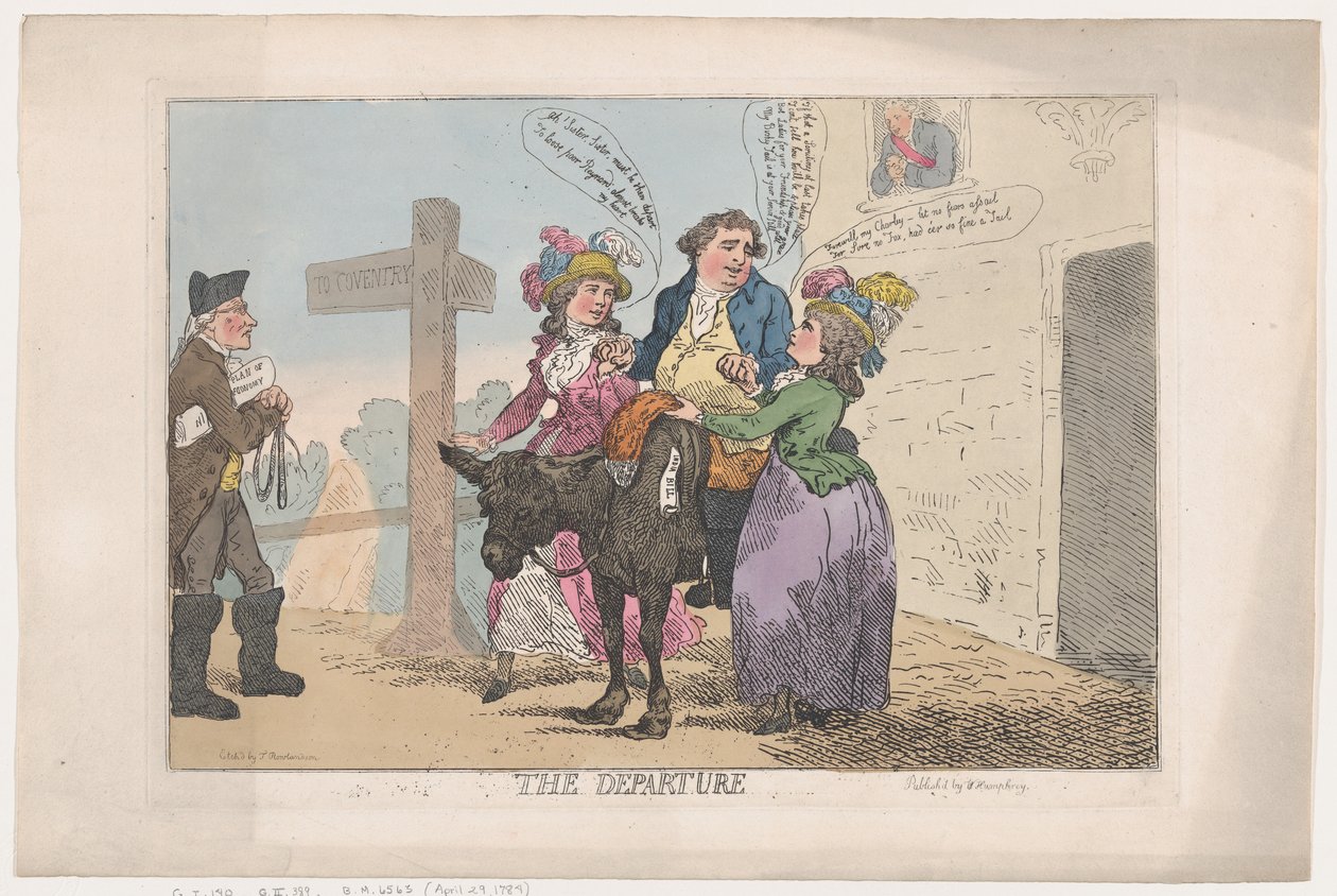 The Departure, April 29, 1784., April 29, 1784. 作者 托马斯·罗兰森