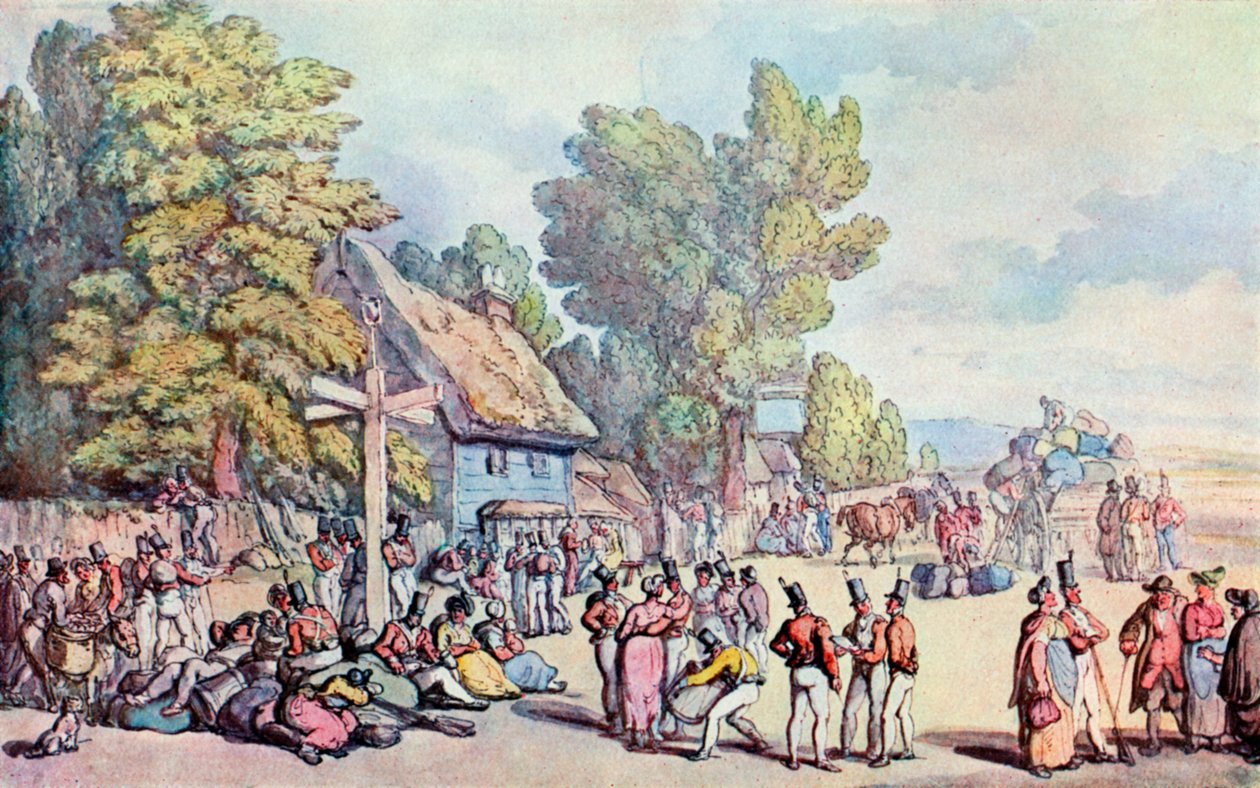 法尔茅斯路（Falmouth Road），18世纪末-19世纪初，1929年 作者 托马斯·罗兰森