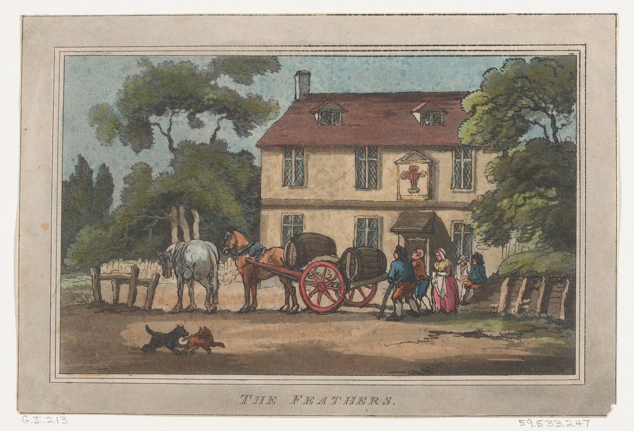 The Feathers, 1787., 1787. 作者 托马斯·罗兰森