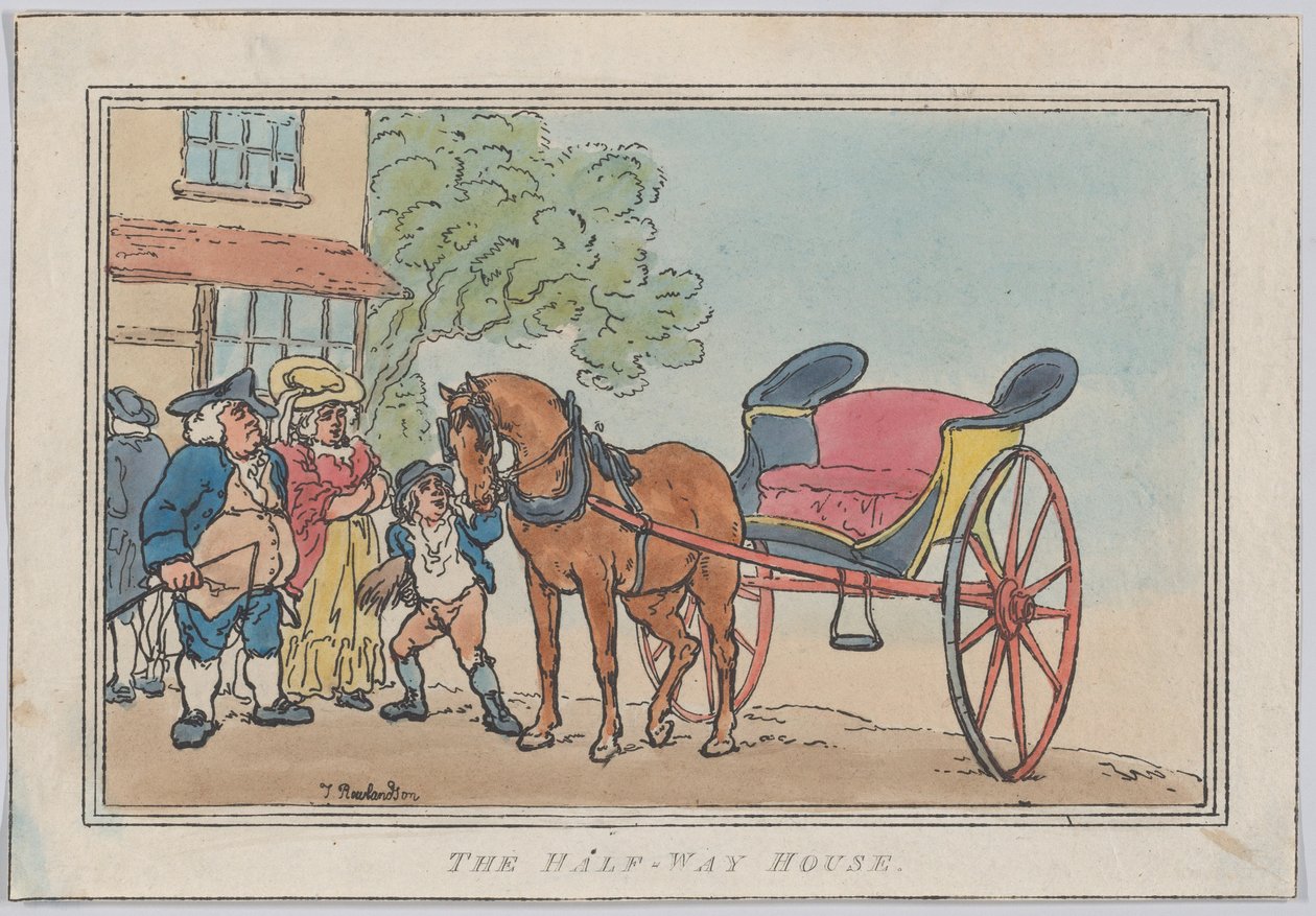 The Half-Way House, published 1787 a later reissue., published 1787 a later reissue. 作者 托马斯·罗兰森