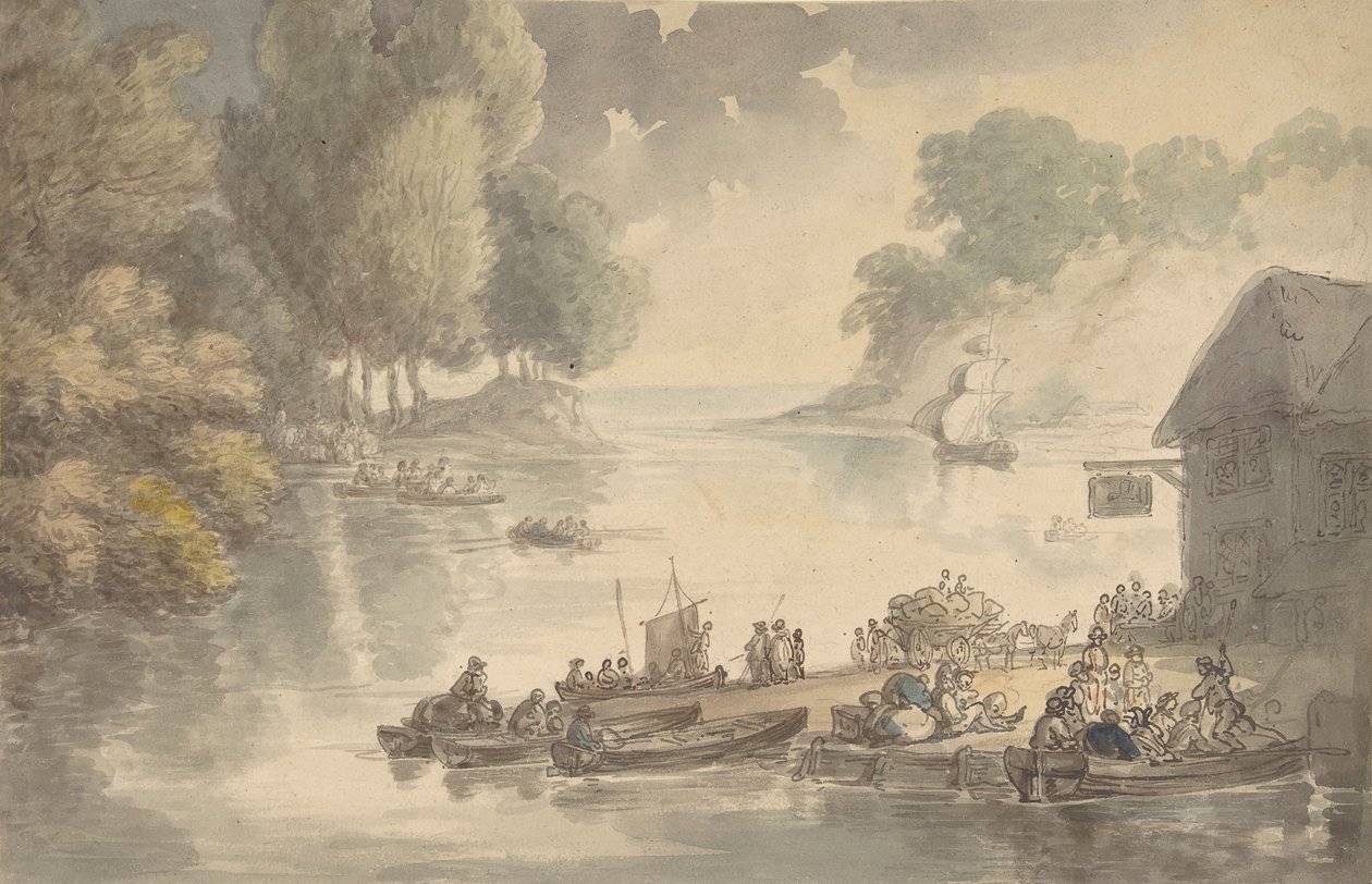 福特旅馆，1775-1827。 作者 托马斯·罗兰森