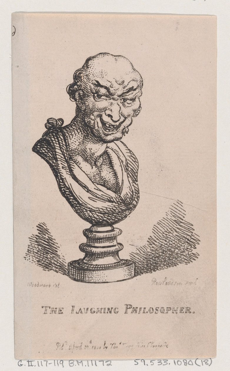 The Laughing Philosopher, 1808., 1808. 作者 托马斯·罗兰森
