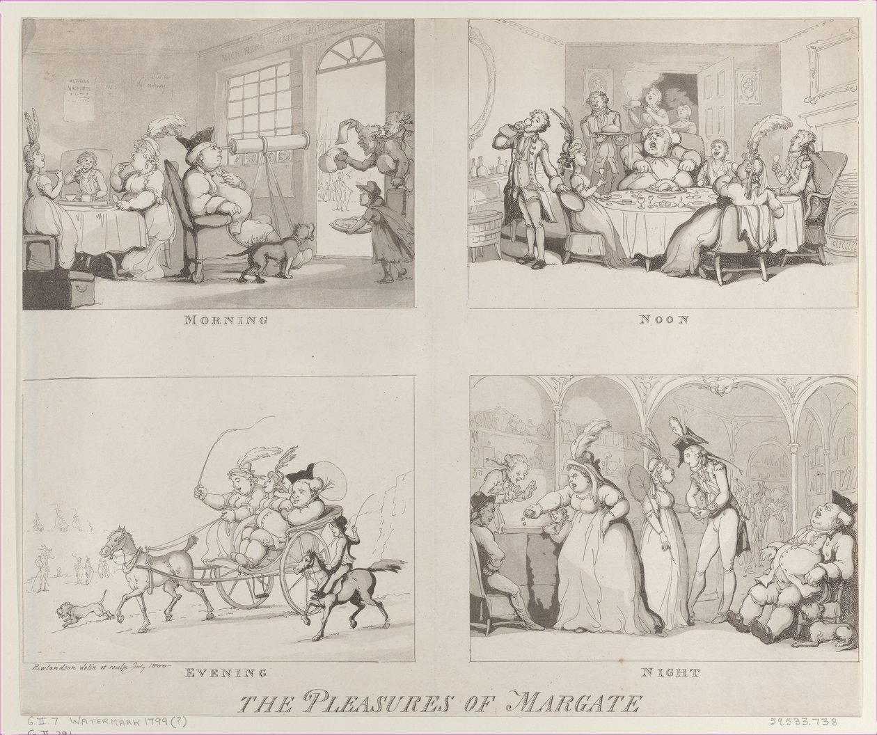 The Pleasures of Margate, July 25, 1800. , July 25, 1800. 作者 托马斯·罗兰森