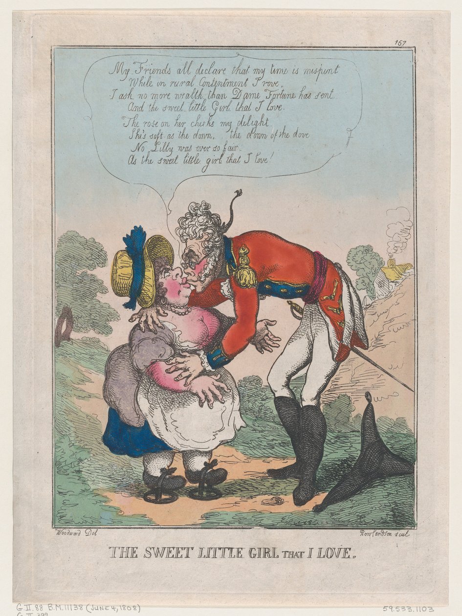 The Sweet Little Girl That I Love, June 4, 1808., June 4, 1808. 作者 托马斯·罗兰森