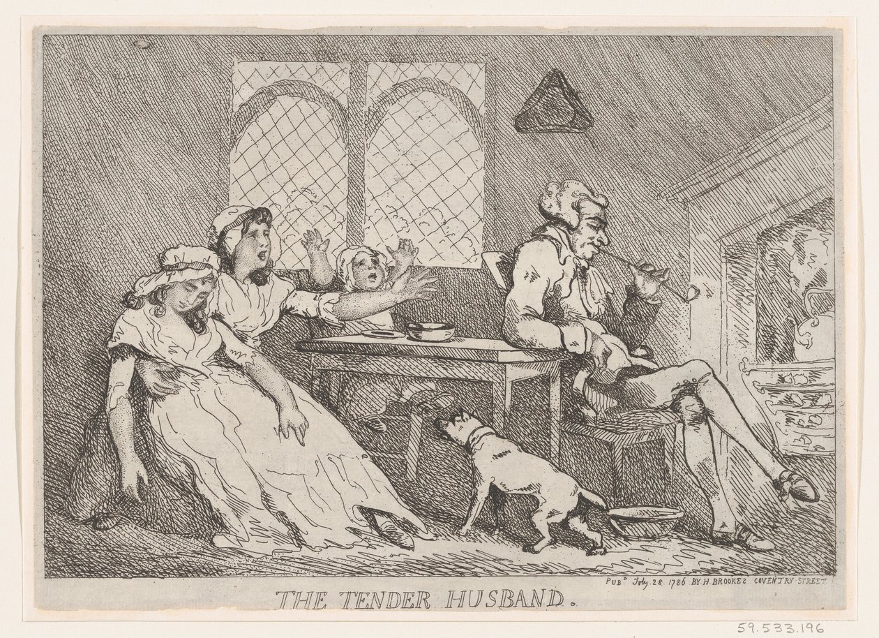 The Tender Husband, July 28, 1786., July 28, 1786. 作者 托马斯·罗兰森