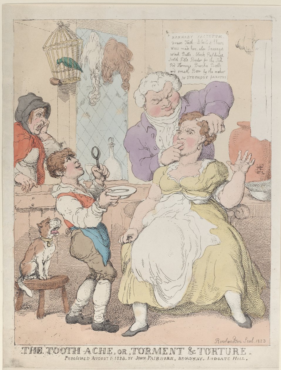 The Tooth-Ache, or, Torment & Torture, August 1, 1823., August 1, 1823. 作者 托马斯·罗兰森