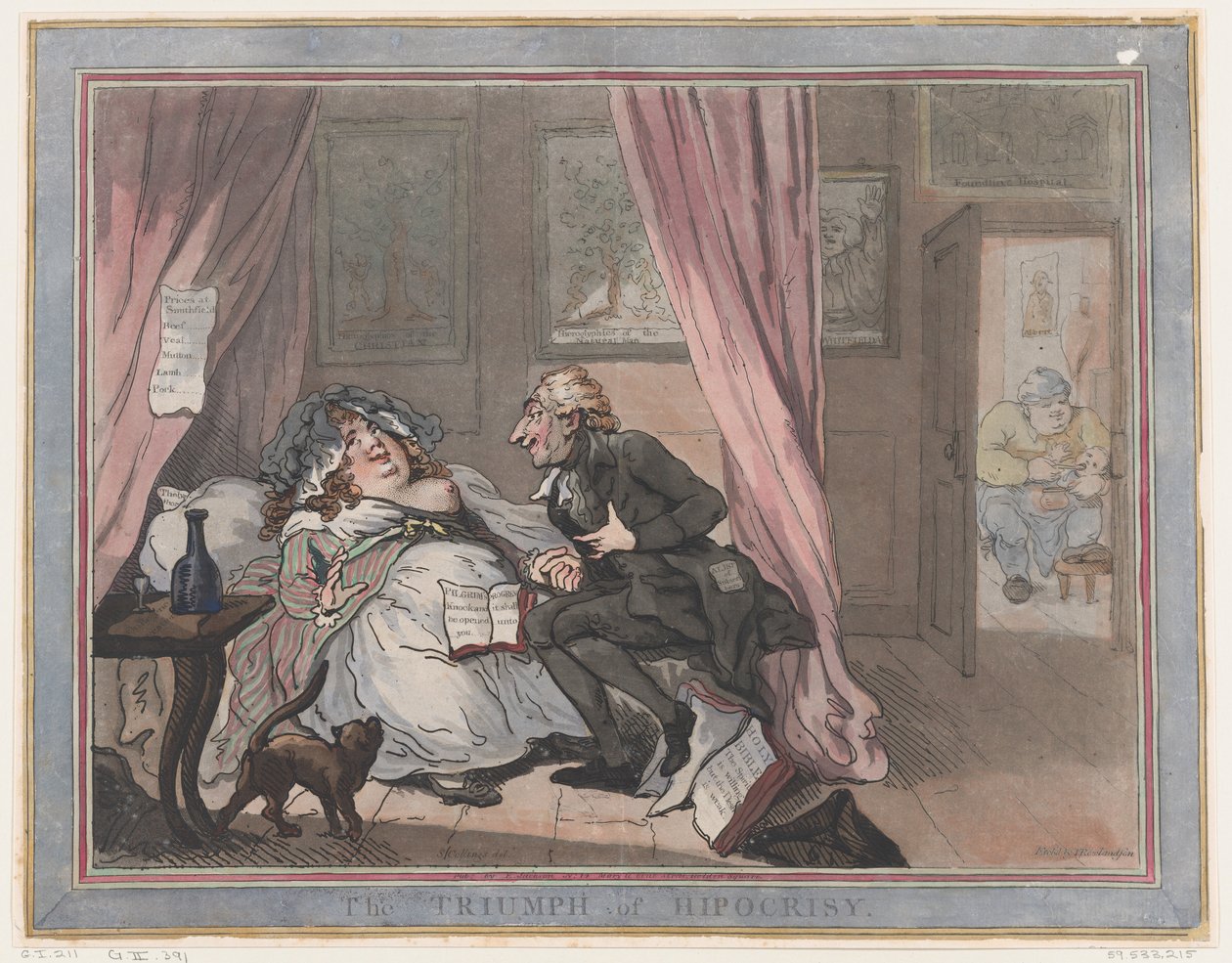 The Triumph of Hypocrisy, January 11, 1787. , 1787年1月11日。 作者 托马斯·罗兰森