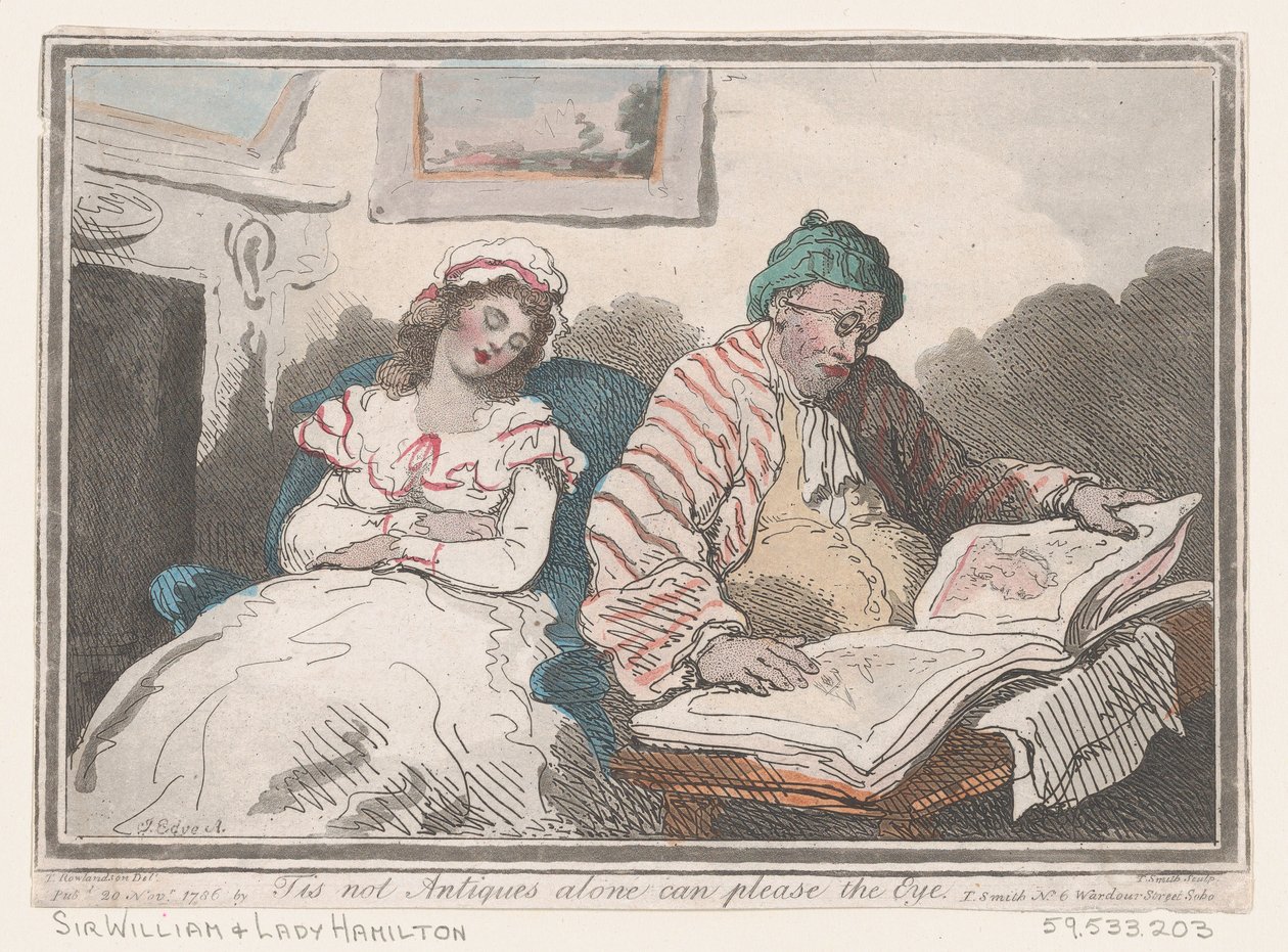 Tis not Antiques Alone can please the eye, or Tastes Differ, November 20, 1786. 作者 托马斯·罗兰森
