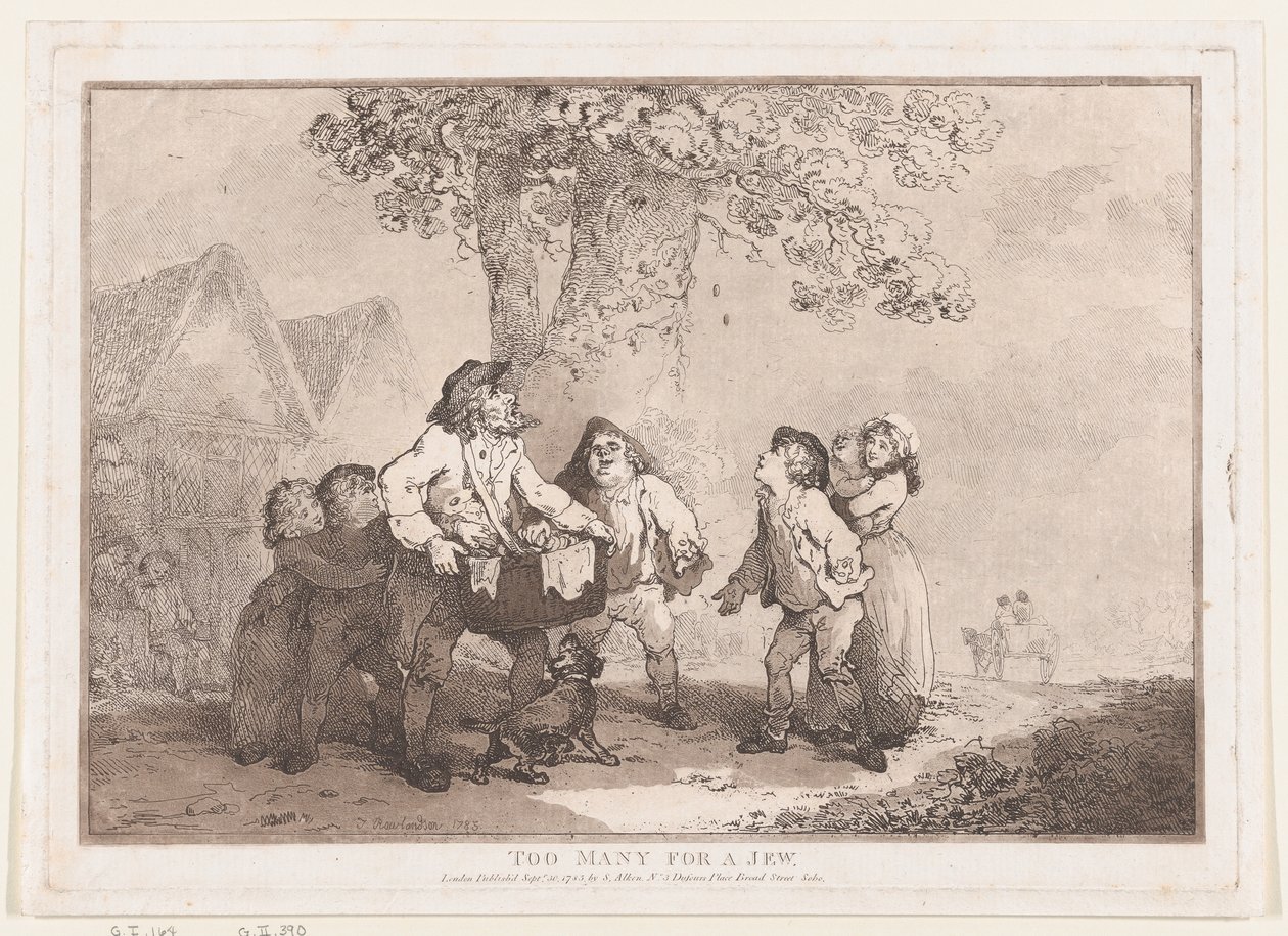 Too Many for a Jew, September 20, 1785. , September 20, 1785. 作者 托马斯·罗兰森