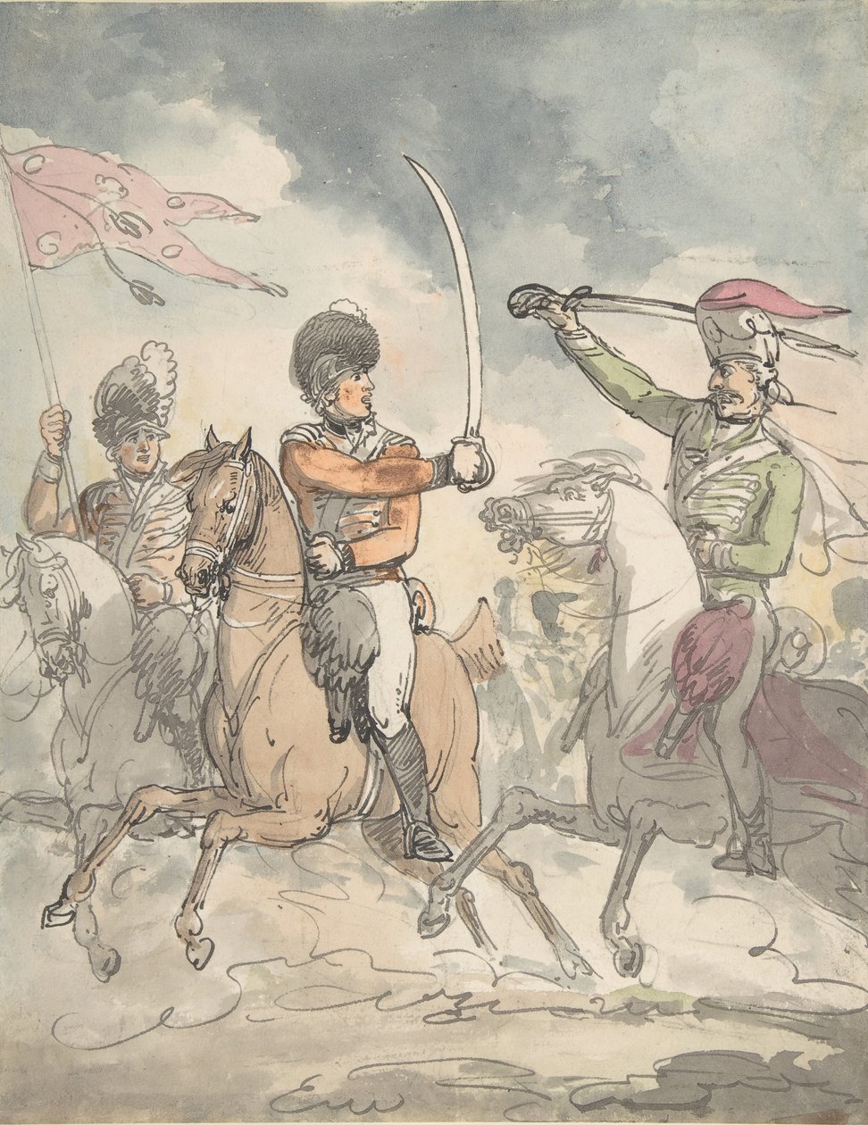 未使用的研究报告，用于匈牙利和高地阔剑演习的板块，1799年2月12日，约1799年。 作者 托马斯·罗兰森。