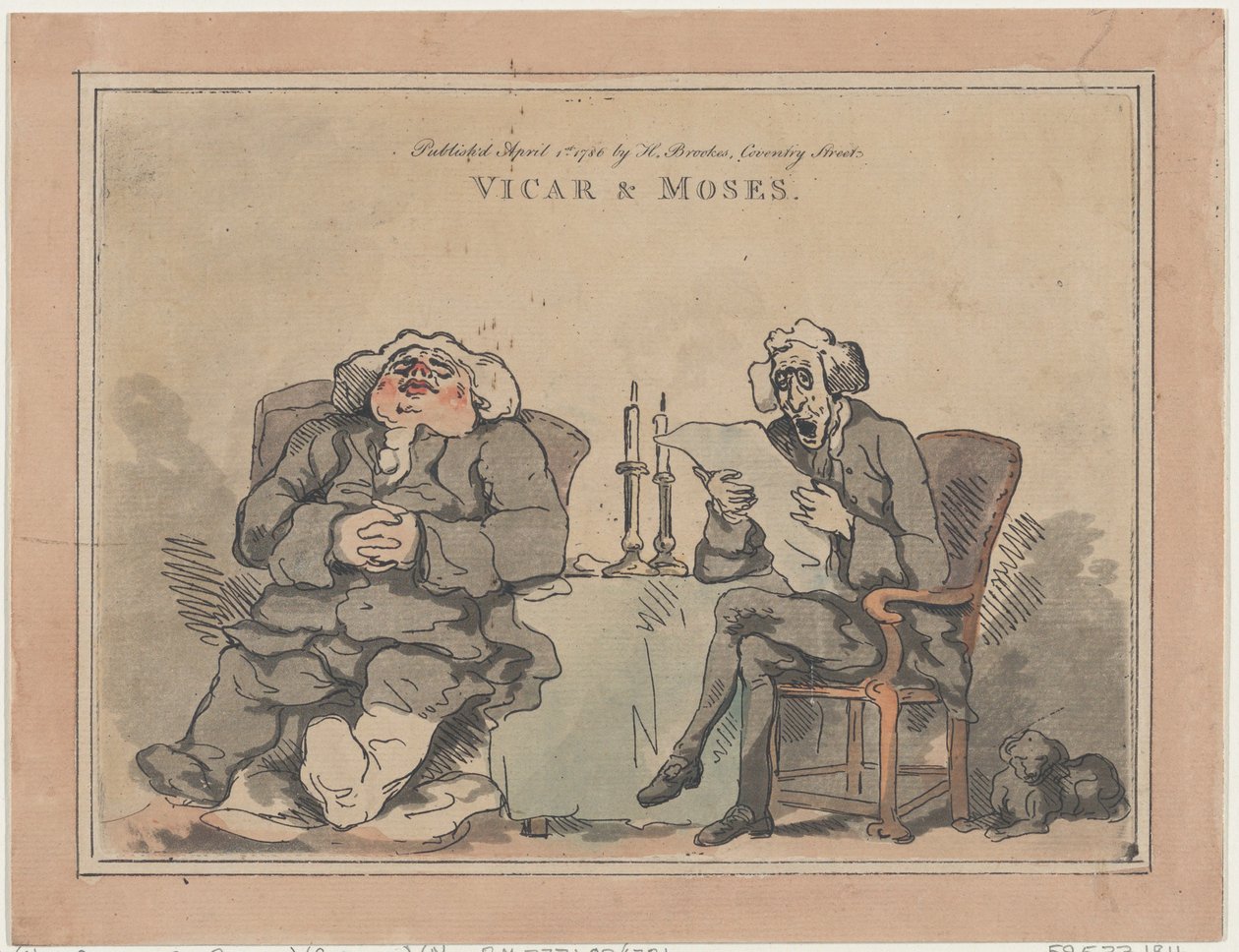 Vicar & Moses, April 1, 1786. , April 1, 1786. 作者 托马斯·罗兰森
