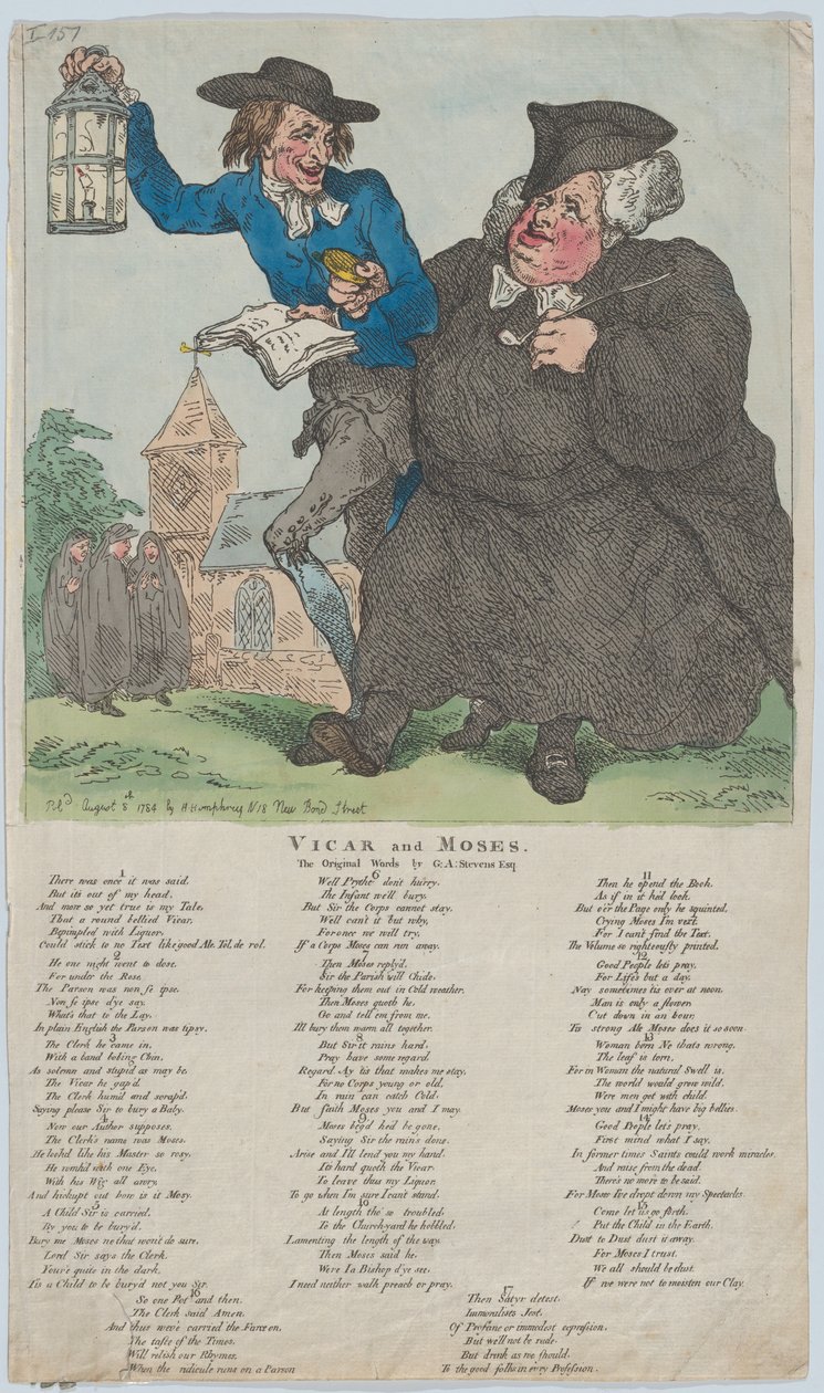 Vicar & Moses, August 8, 1784., August 8, 1784. 作者 托马斯·罗兰森