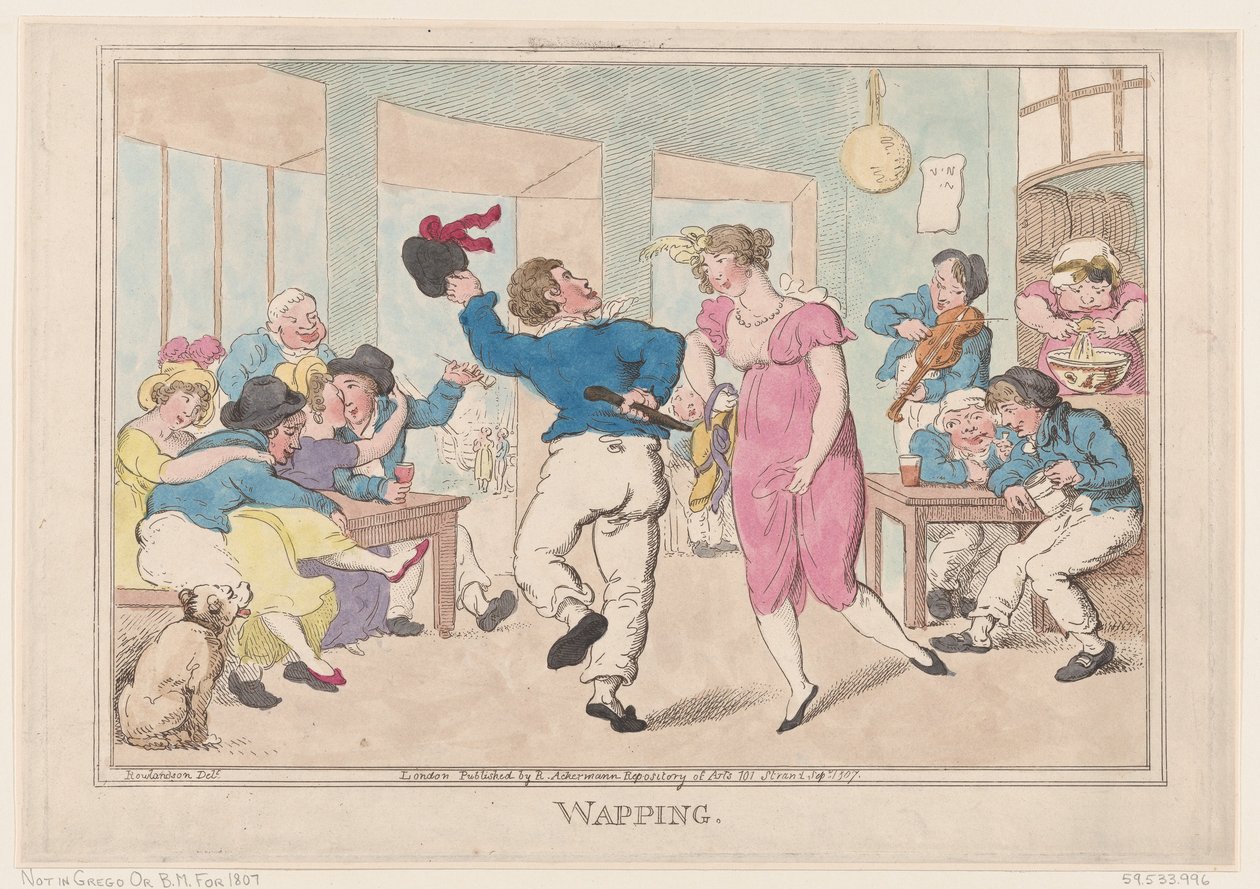 Wapping, September, 1807., September, 1807. 作者 托马斯·罗兰森