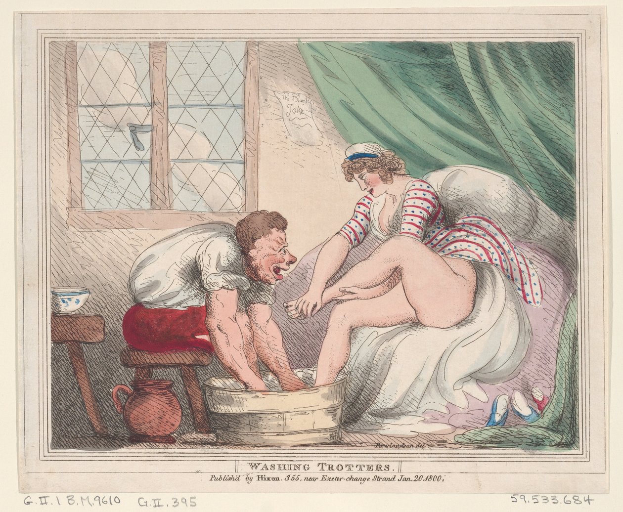 Washing Trotters, January 20, 1800., January 20, 1800. 作者 托马斯·罗兰森