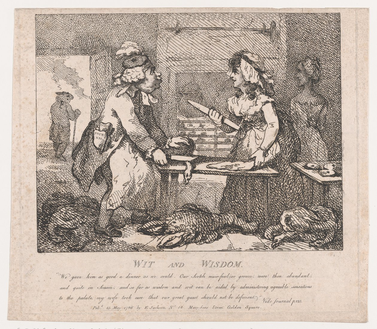 Wit and Wisdom Picturesque Beauties of Boswell, Part the First, May 15, 1786., May 15, 1786. 作者 托马斯·罗兰森