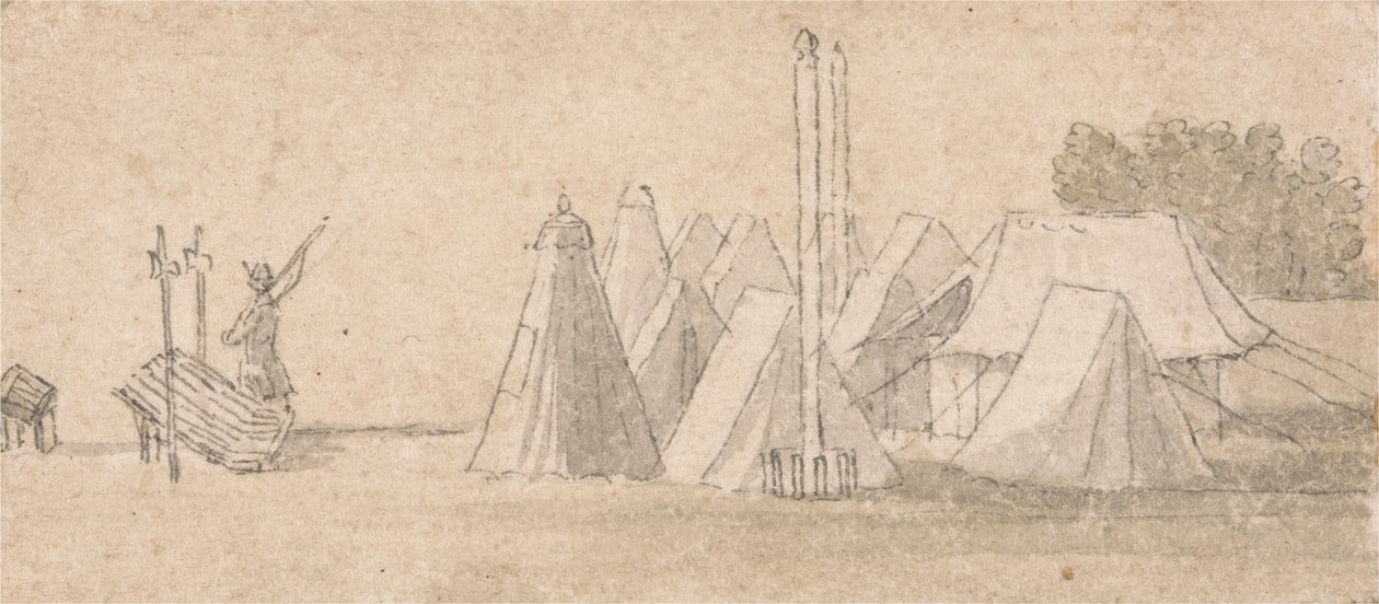 营地场景 作者 托马斯·桑德比