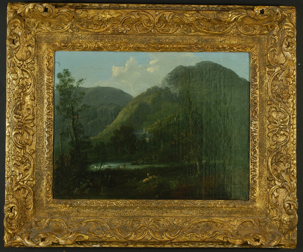 Rydal Hall，1790年布面油画 作者 托马斯·索特尔·罗伯茨