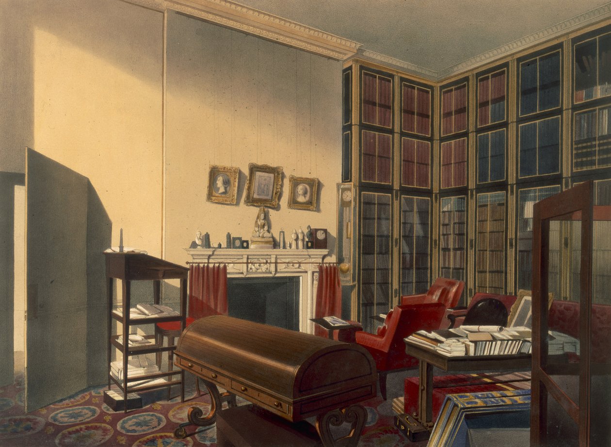 公爵自己的房间，Apsley House，由T. Boys 作者 托马斯·肖特男孩