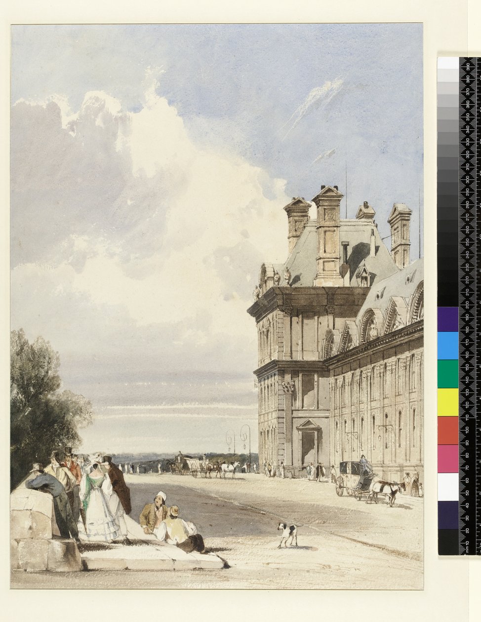 Pavilion of Flora，Tuileries，Paris，c.1829 作者 托马斯·肖特男孩