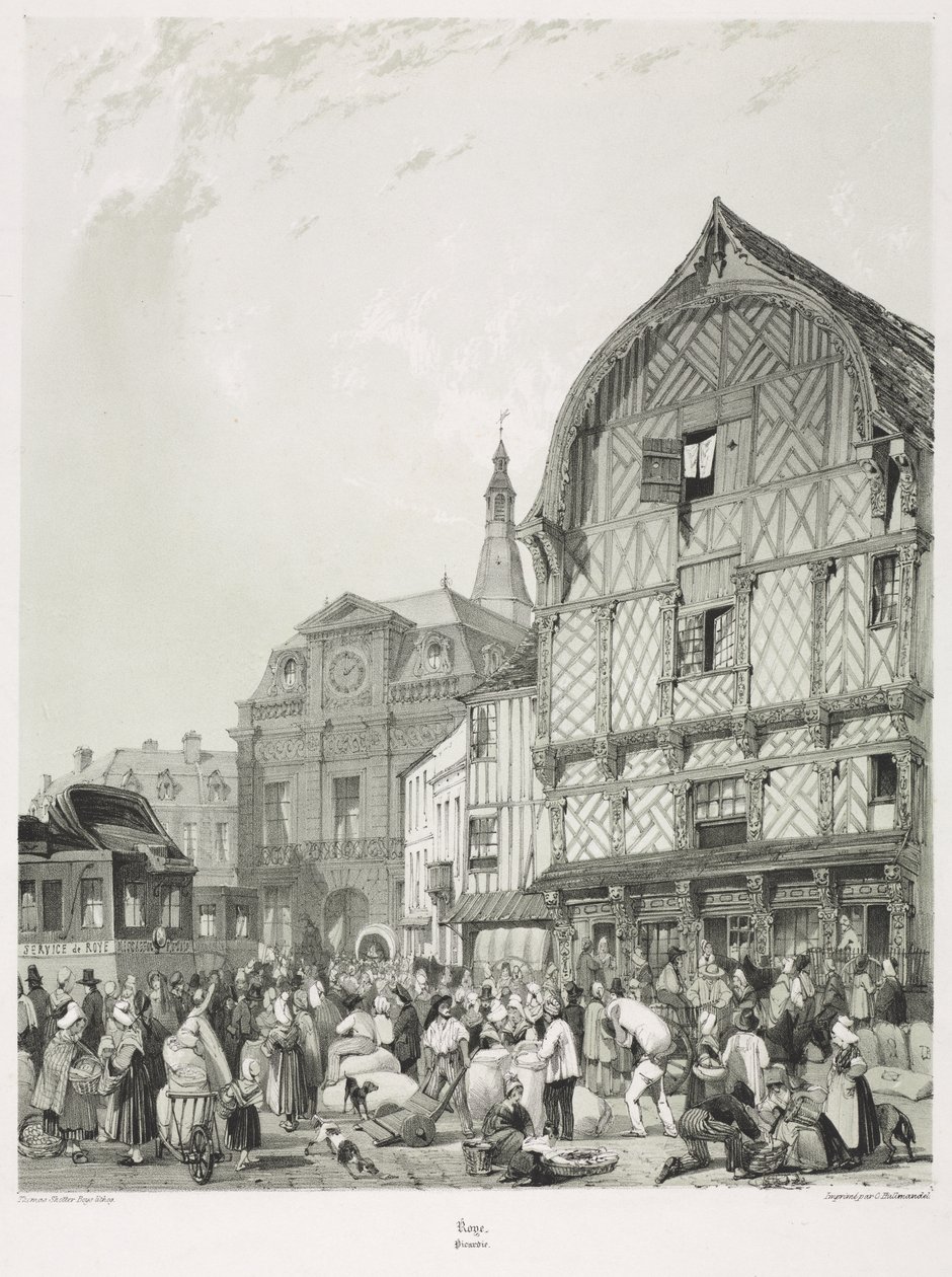 法国古堡风景如画和浪漫之旅，Picardie Vol。 1840年2月2日。 作者 托马斯·肖特男孩