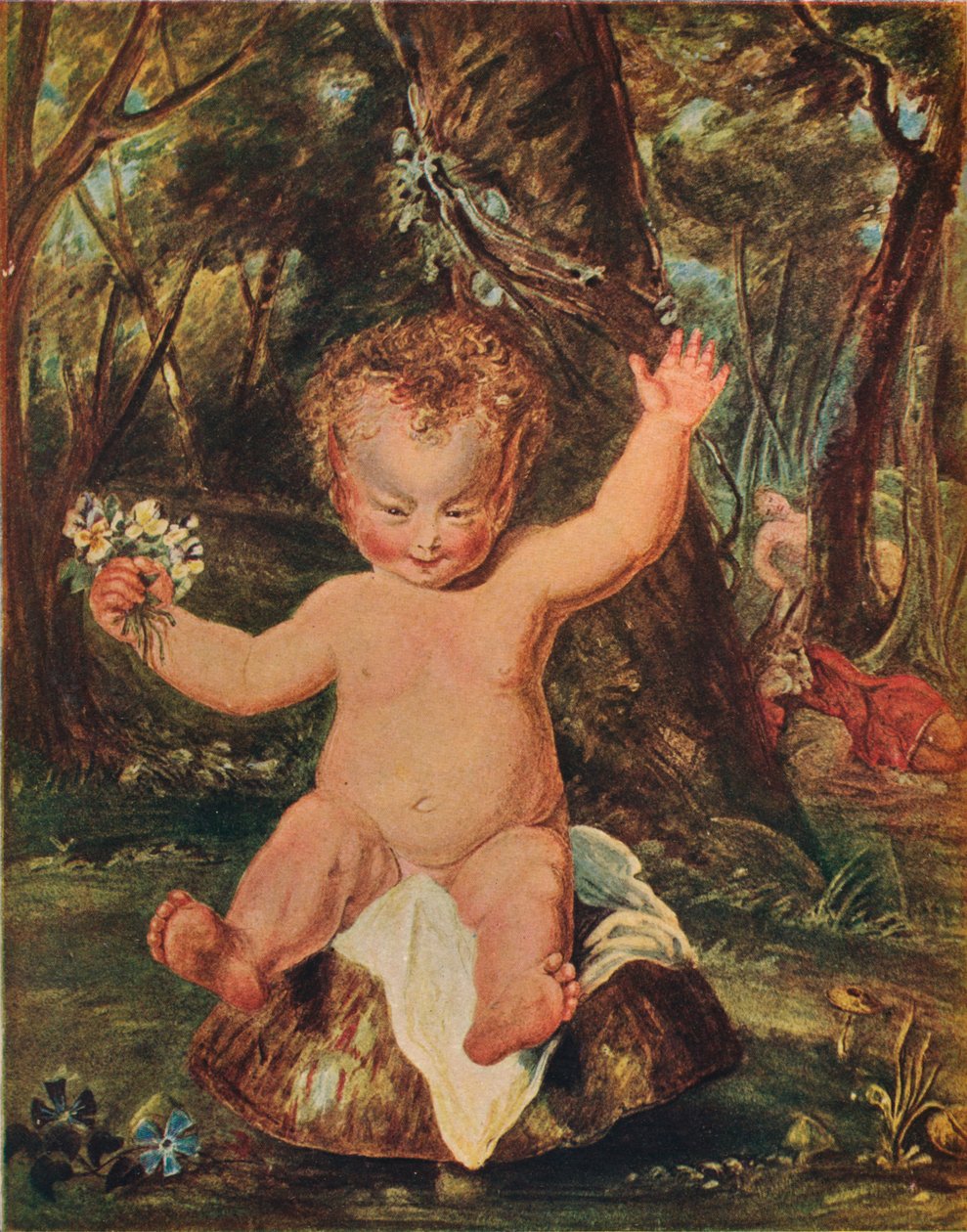 冰球，取自Stoddart的水彩画，雷诺兹之后，1789年，1903年 作者 托马斯·斯托达德