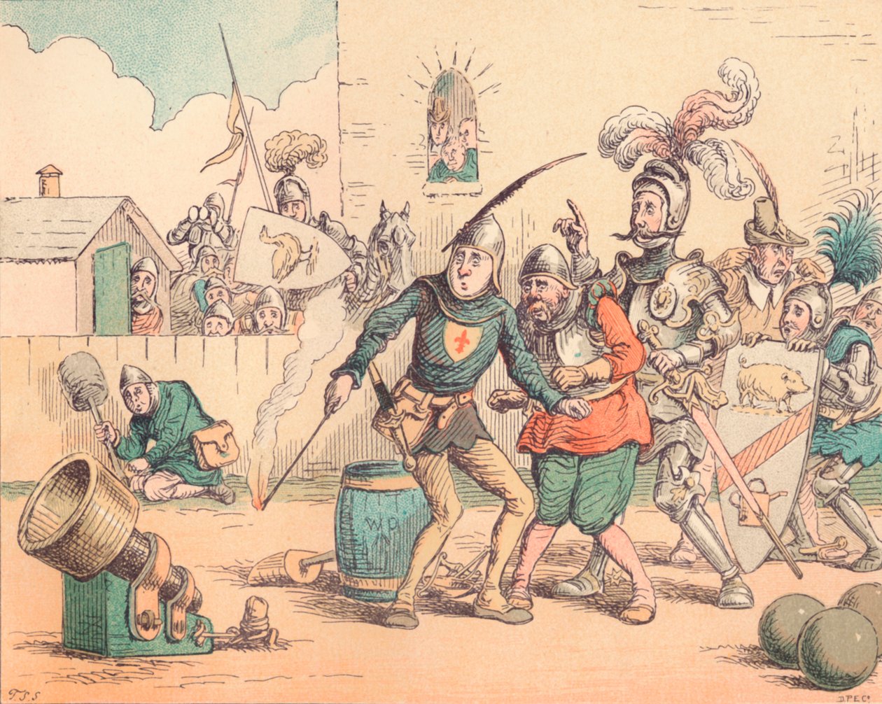 炮兵简介，c1884 作者 托马斯·斯特朗·塞科姆