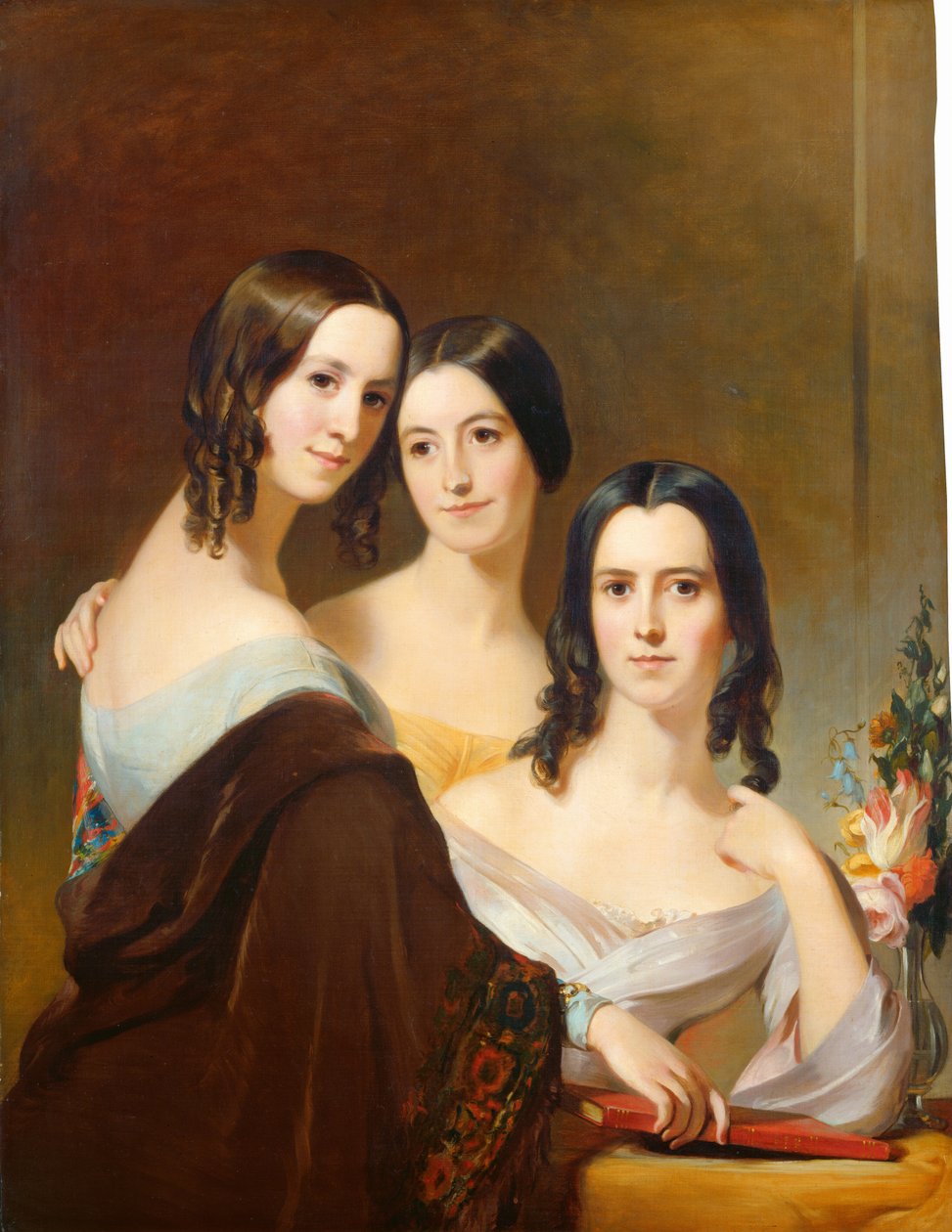 科尔曼姐妹，1844年。 作者 托马斯·萨利