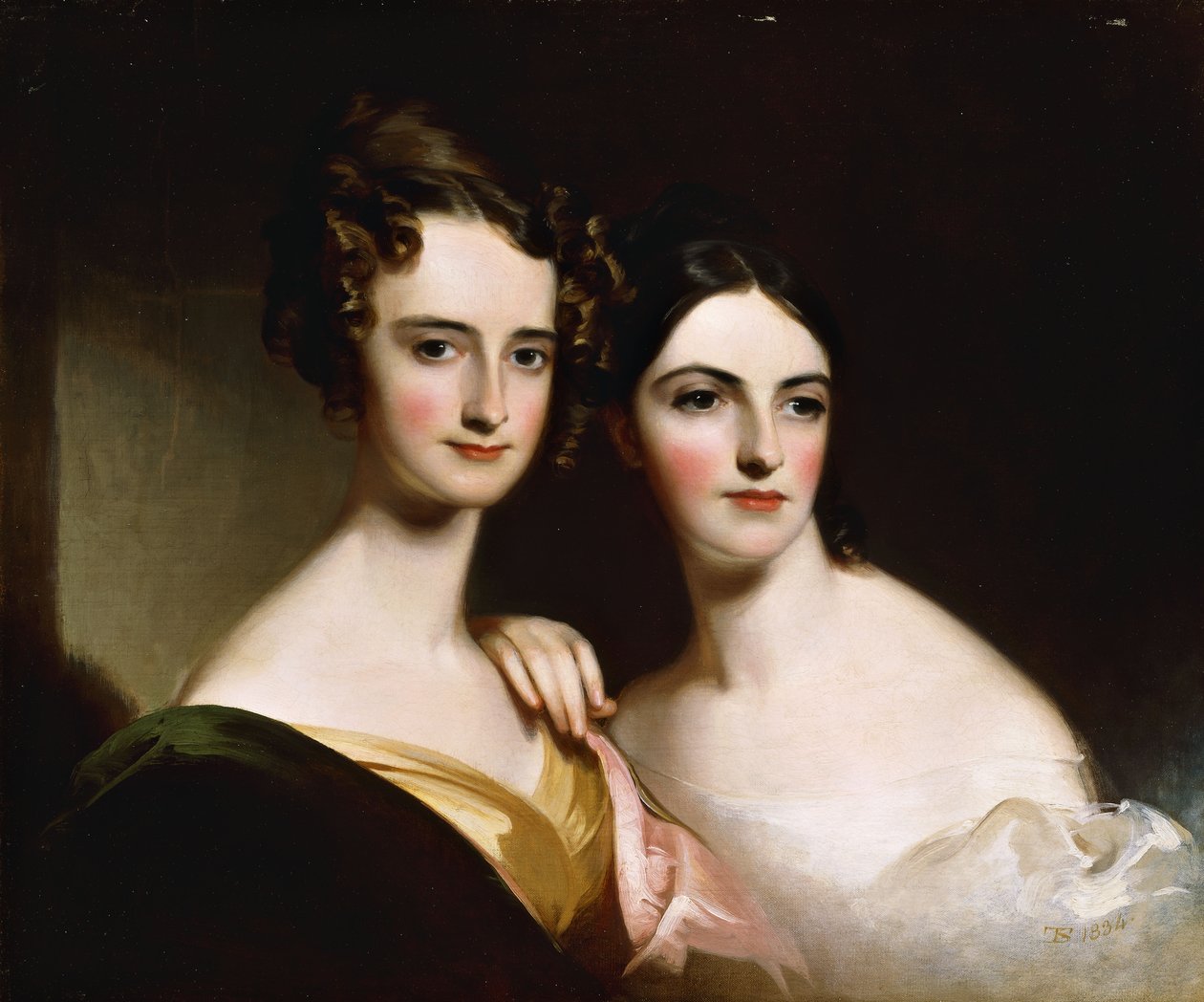 Mc Ilvaine姐妹，1834年 作者 托马斯·萨利