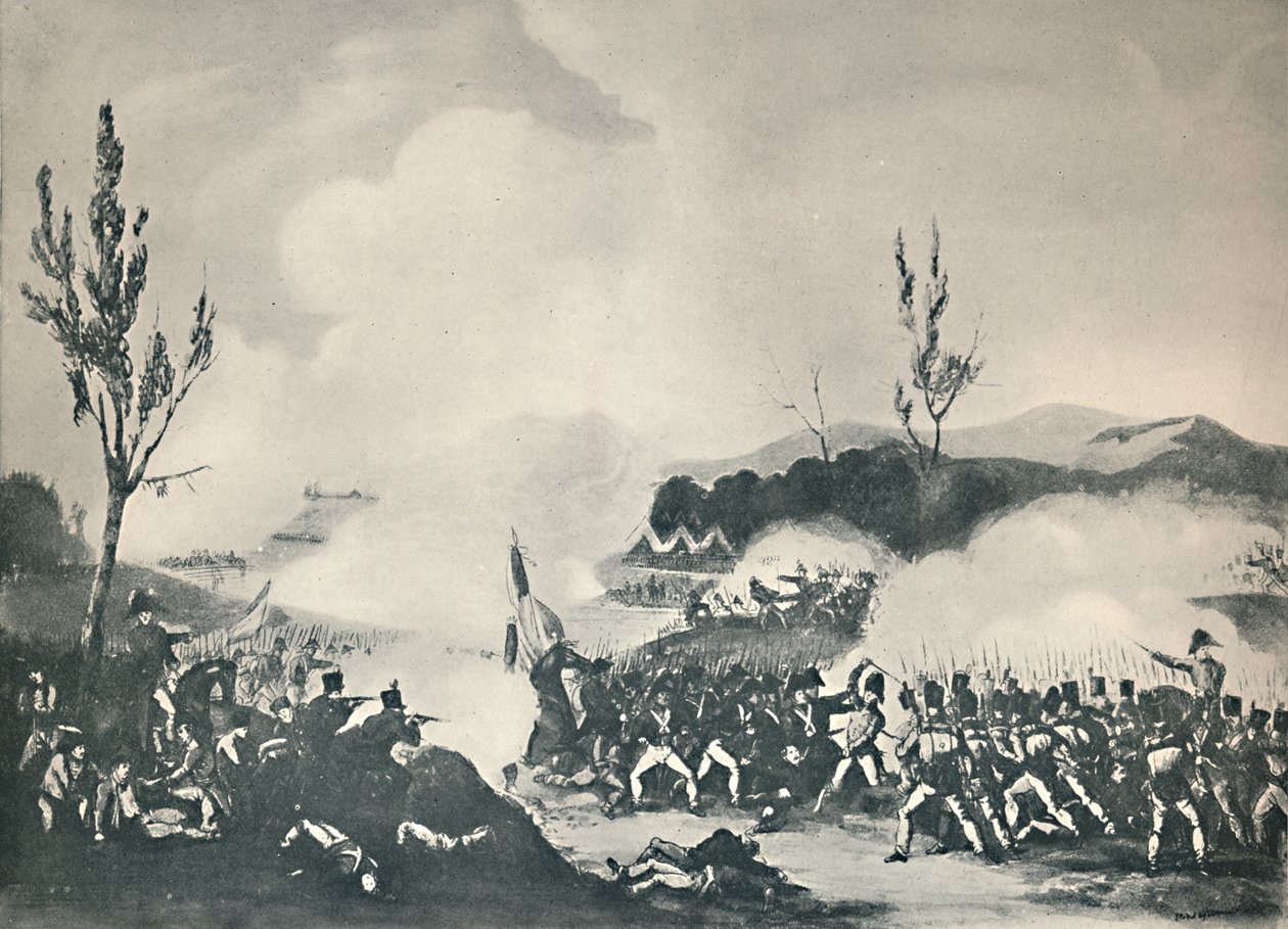 进攻通往巴约讷的道路，1813年12月13日，c1813 1909年 作者 托马斯·萨瑟兰