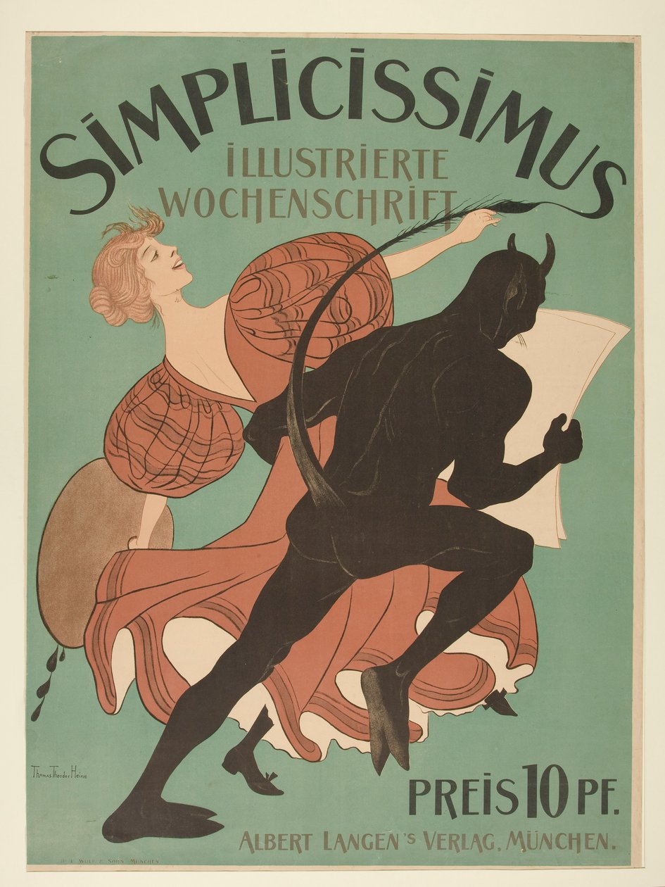 Simplicissimus, Illustrated Weekly (Simplicissimus, Illustrated Weekly) 作者 托马斯·西奥多·海涅