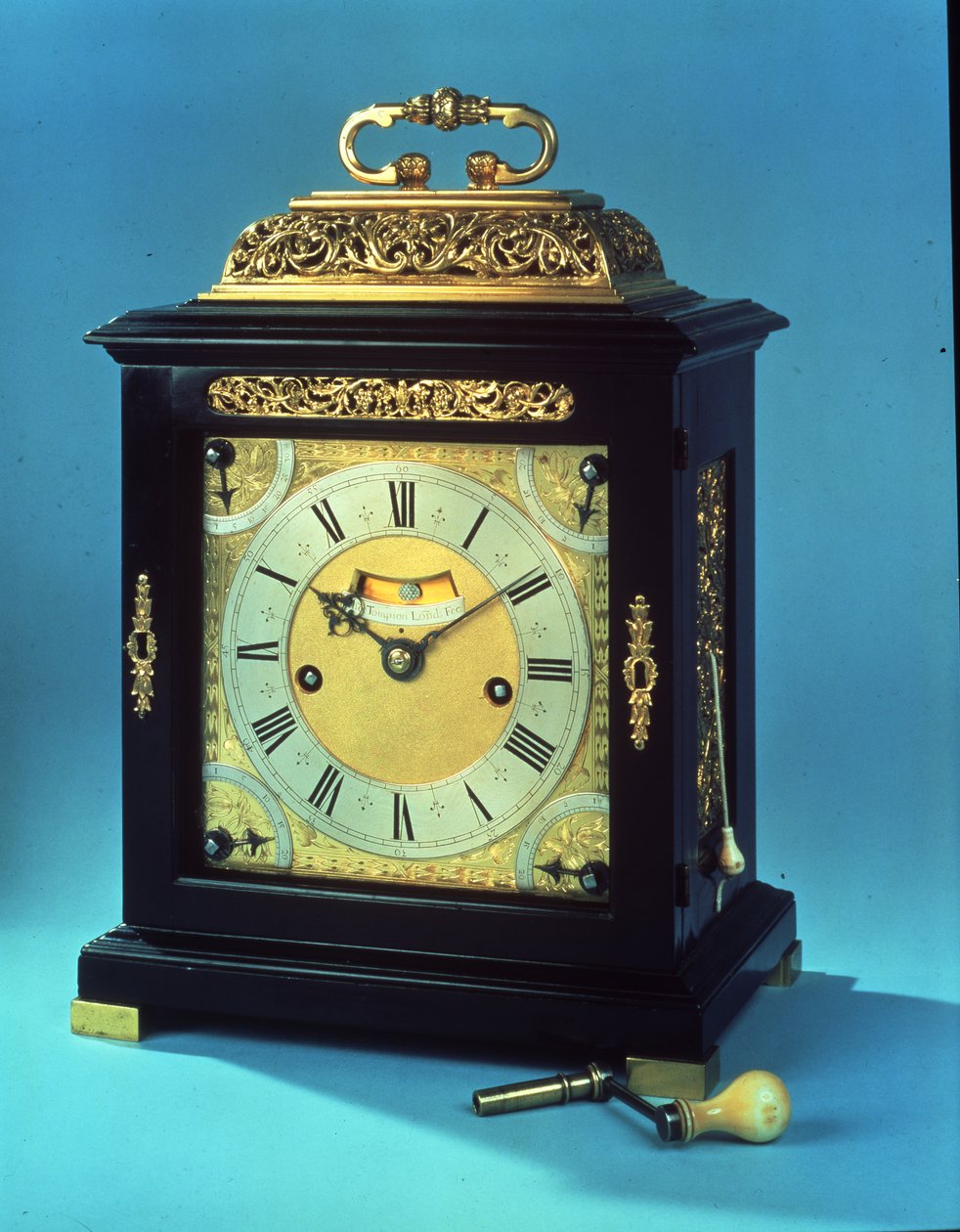 Sussex Tompion，查理二世敲击八日制座钟，四分之一重复，约1675-80年 作者 托马斯·汤皮翁