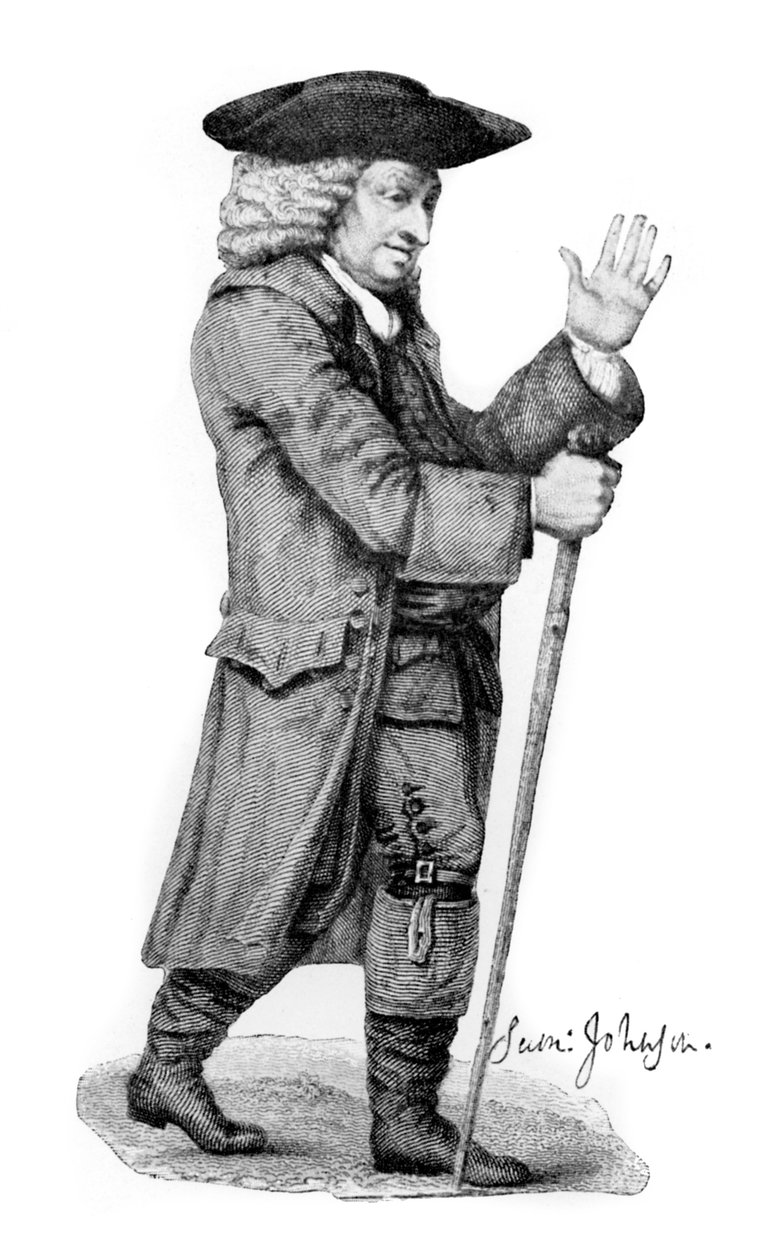 约翰逊博士，英国文学人物，1912年 作者 托马斯·特罗特