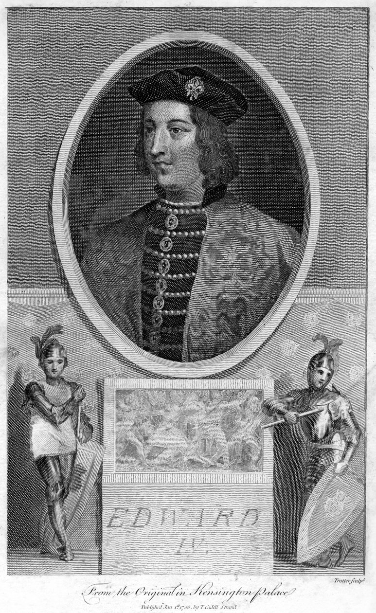 1788年，英格兰爱德华四世国王。 作者 托马斯·特罗特