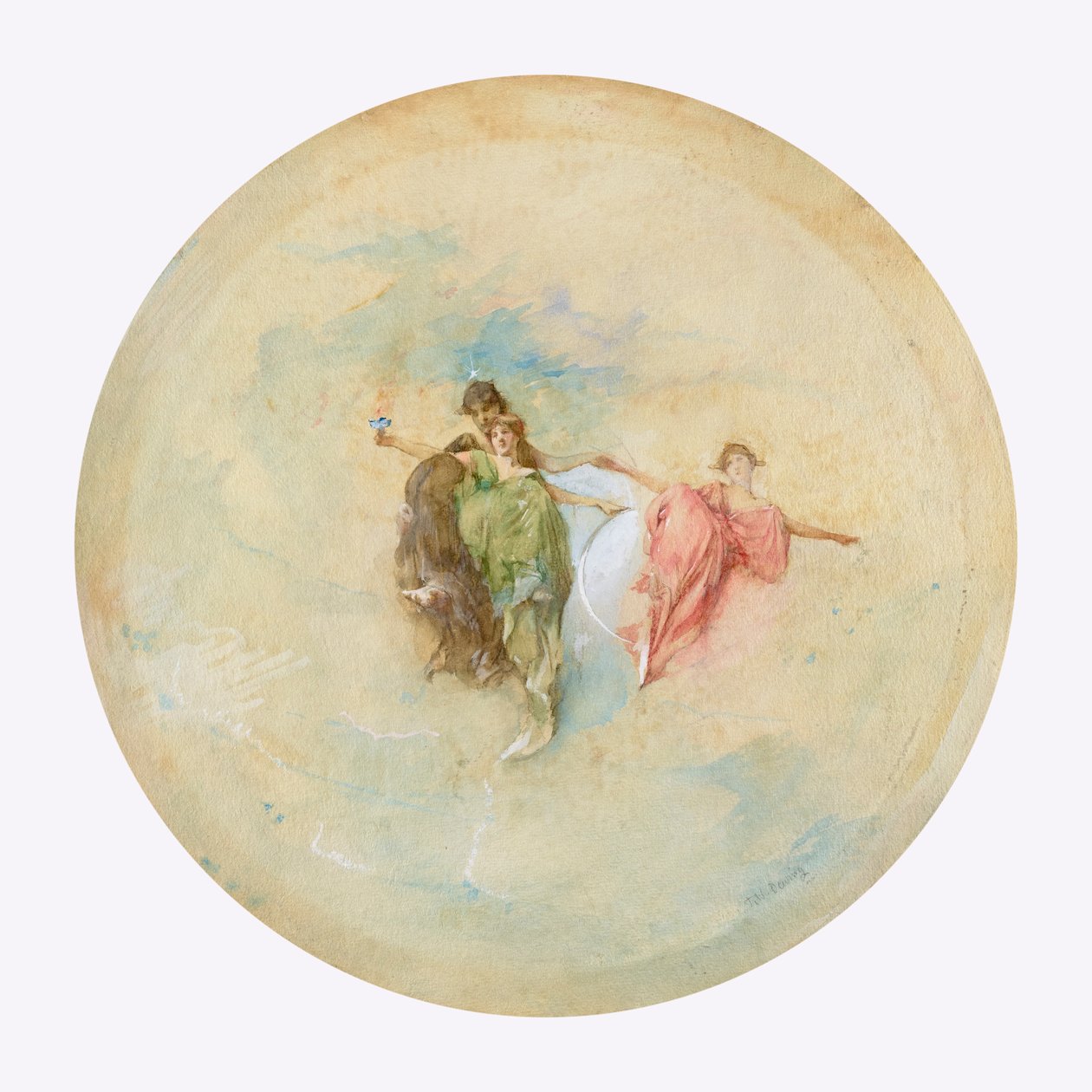 黎明，1892年。 作者 托马斯·威尔默·杜温