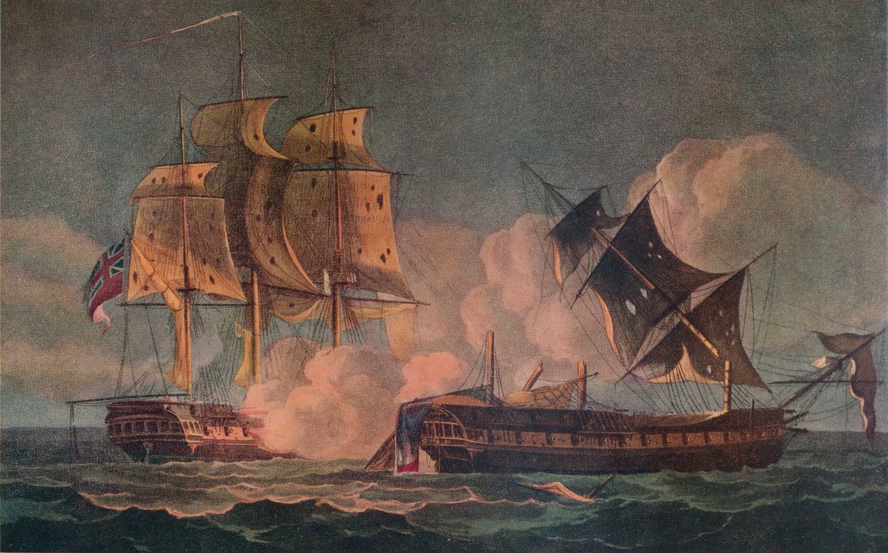捕获的复地，c1800 作者 托马斯·惠特科姆