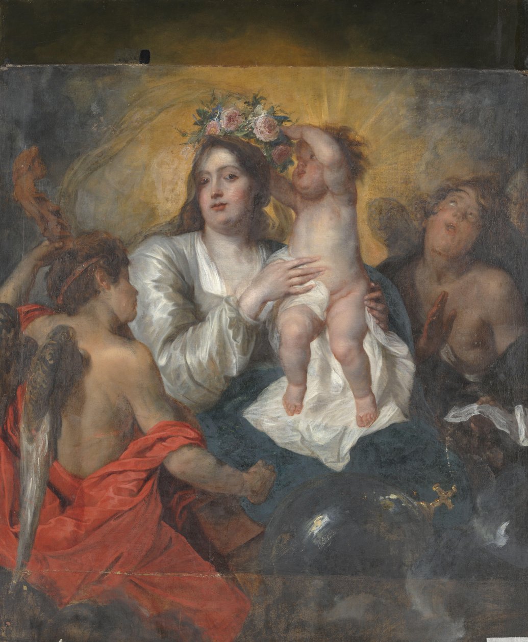 圣婴基督为圣母加冕 作者 托马斯·威伯特（Thomas Willeboirts Bosschaert）