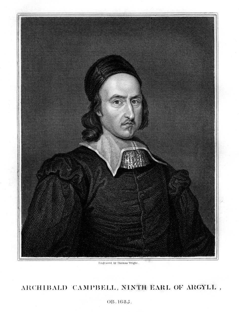 阿奇博尔德·坎贝尔（Archibald Campbell），阿盖尔第9伯爵，政治家，1828年。 作者 托马斯·赖特