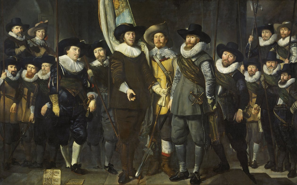 阿尔伯特三世区的公民卫队，由Allaert Cloeck上尉和Lucas Jacobsz Rotgans中尉指挥，1632年 作者 托马斯德凯瑟