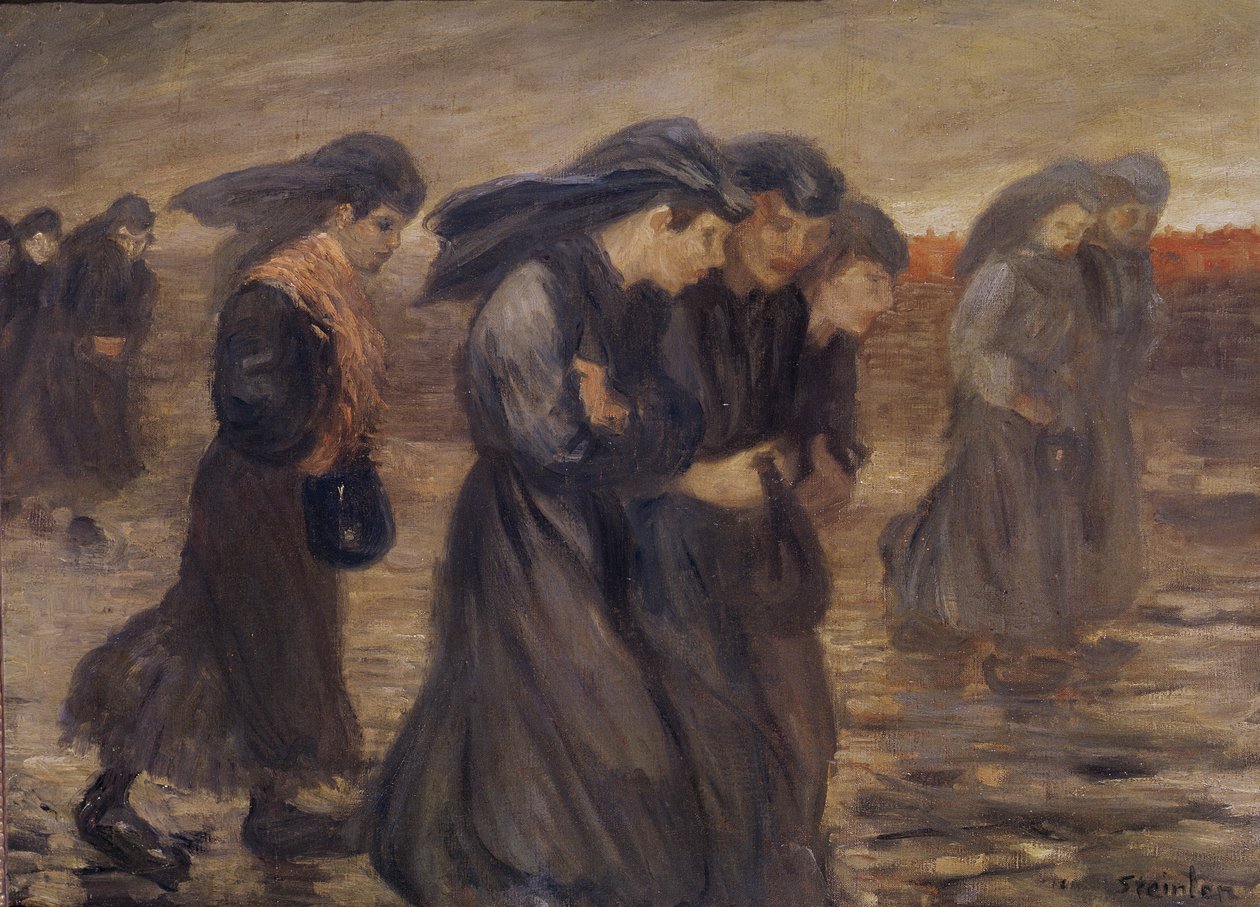 煤矿平地机，1905年 作者 西奥菲勒·亚历山大·斯坦伦