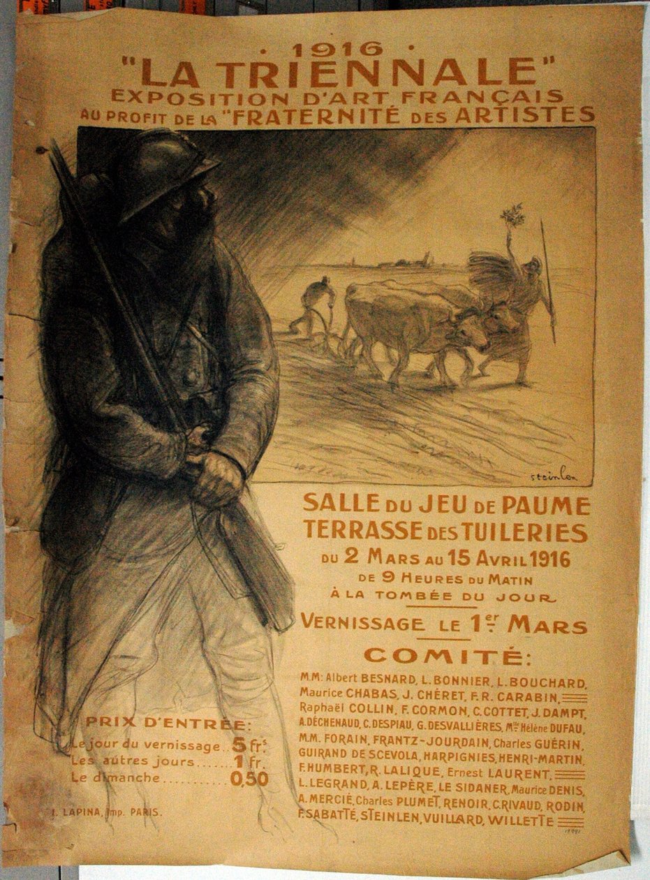 1916 年 "三年展 作者 泰奥菲尔·亚历山大·皮埃尔·斯坦伦