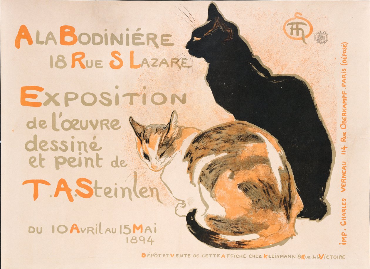 1894年在Bodiniere 作者 西奥菲勒·亚历山大·斯坦伦