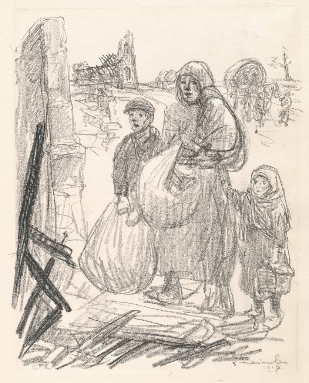 这就是我们的家，1916年。 作者 西奥菲勒·亚历山大·斯坦伦
