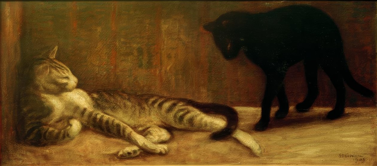 猫和猫 作者 西奥菲勒·亚历山大·斯坦伦