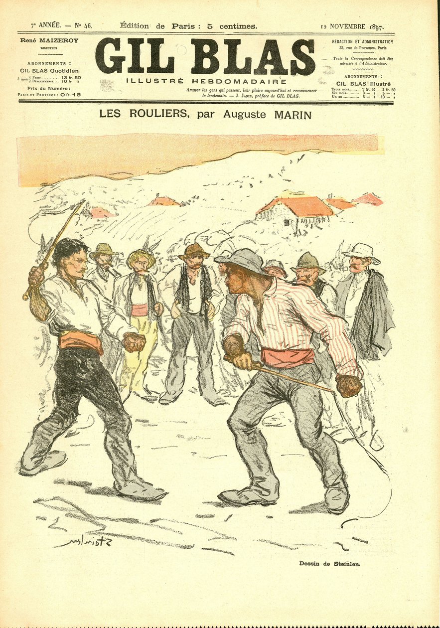 Cover of “” Gil Blas”” 作者 西奥菲勒·亚历山大·斯坦伦